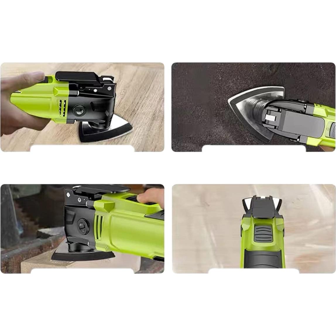 ZCZQC 2 Almohadillas Lijado Triangulares 7.94cm para Multitool