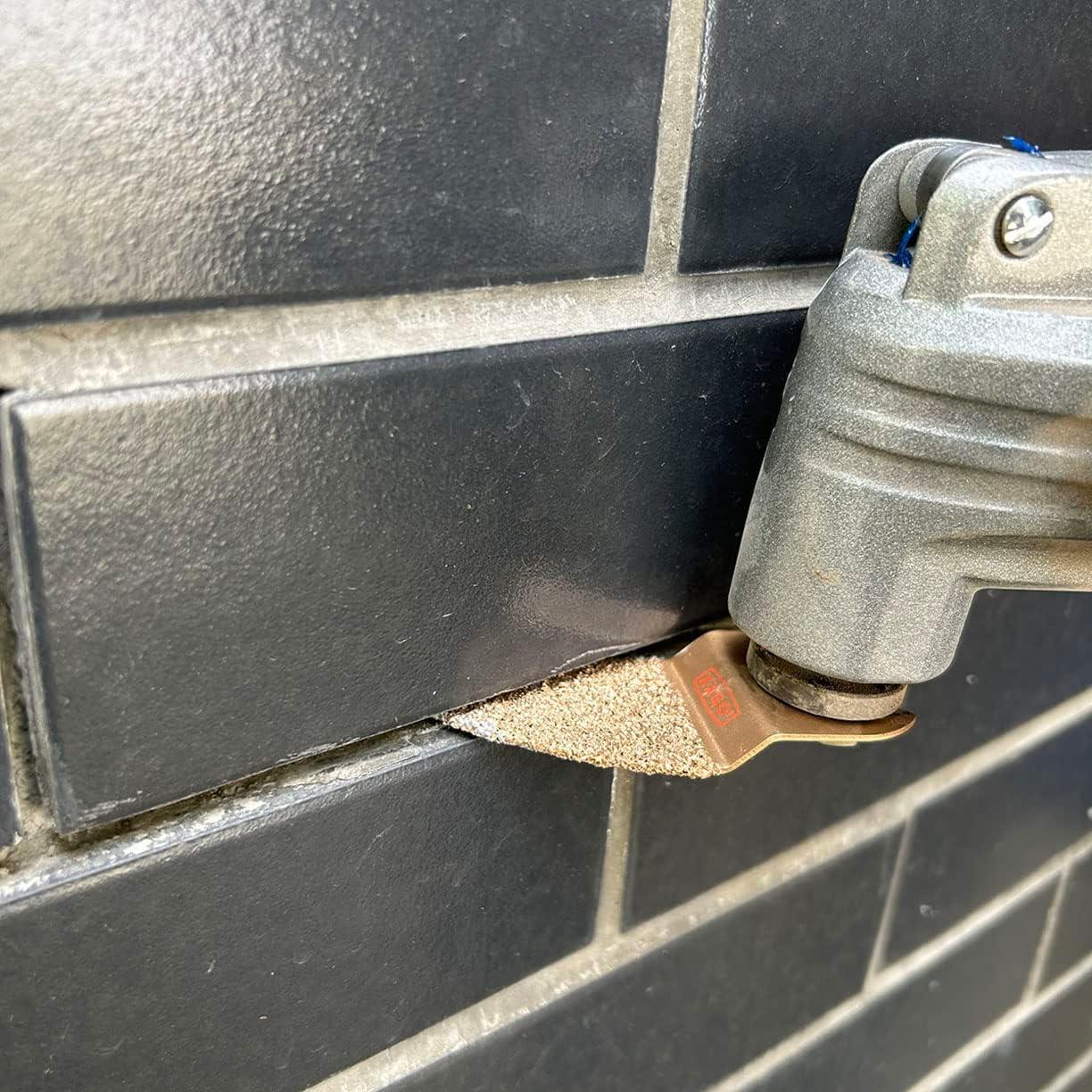 XXGO 8 Pcs Carbide Diamond Oscillating Multi Tool Blades for Grit Grout Removing XGM0605