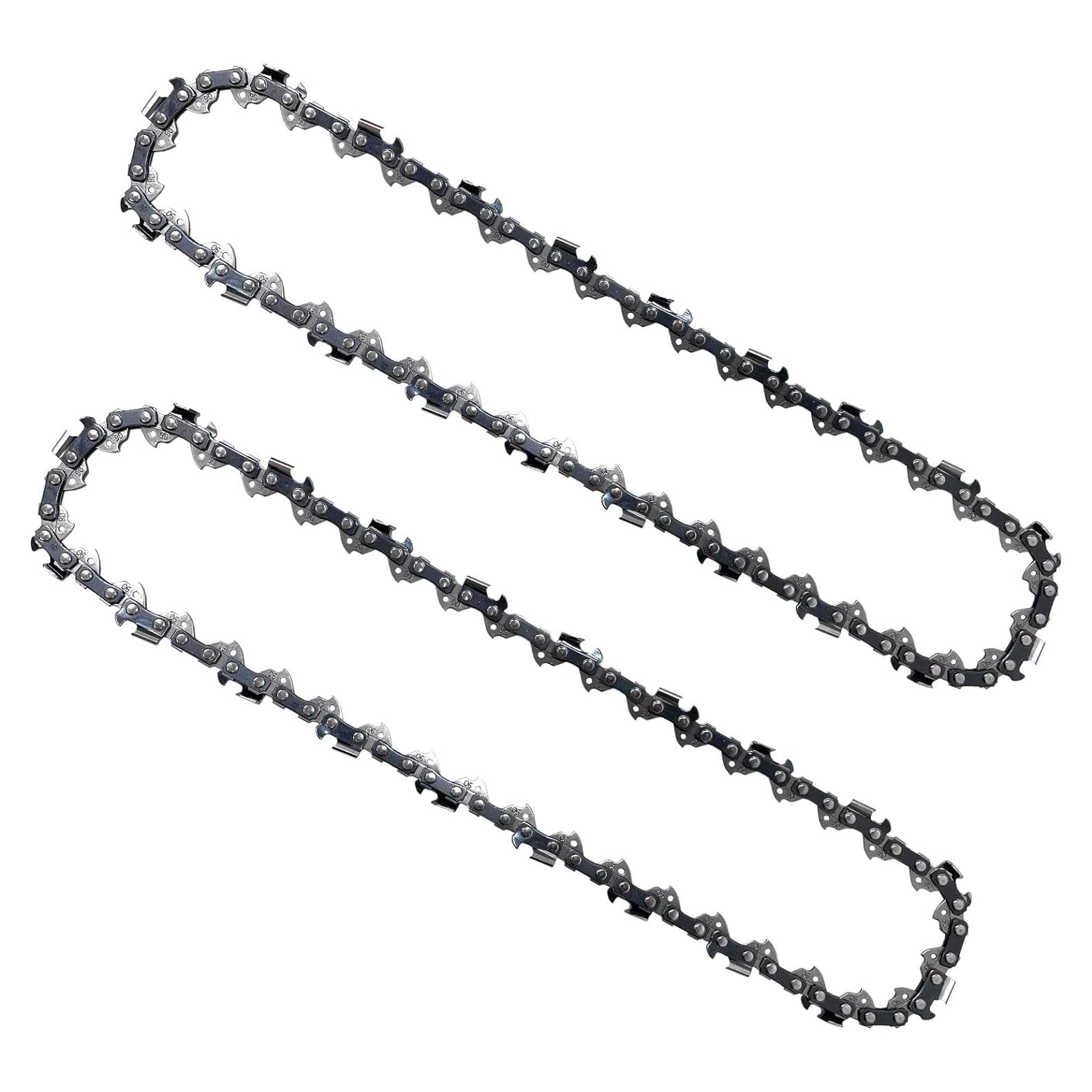 2 Piezas Cadena de Motosierra 25 cm Opuladuo 40 Enlaces