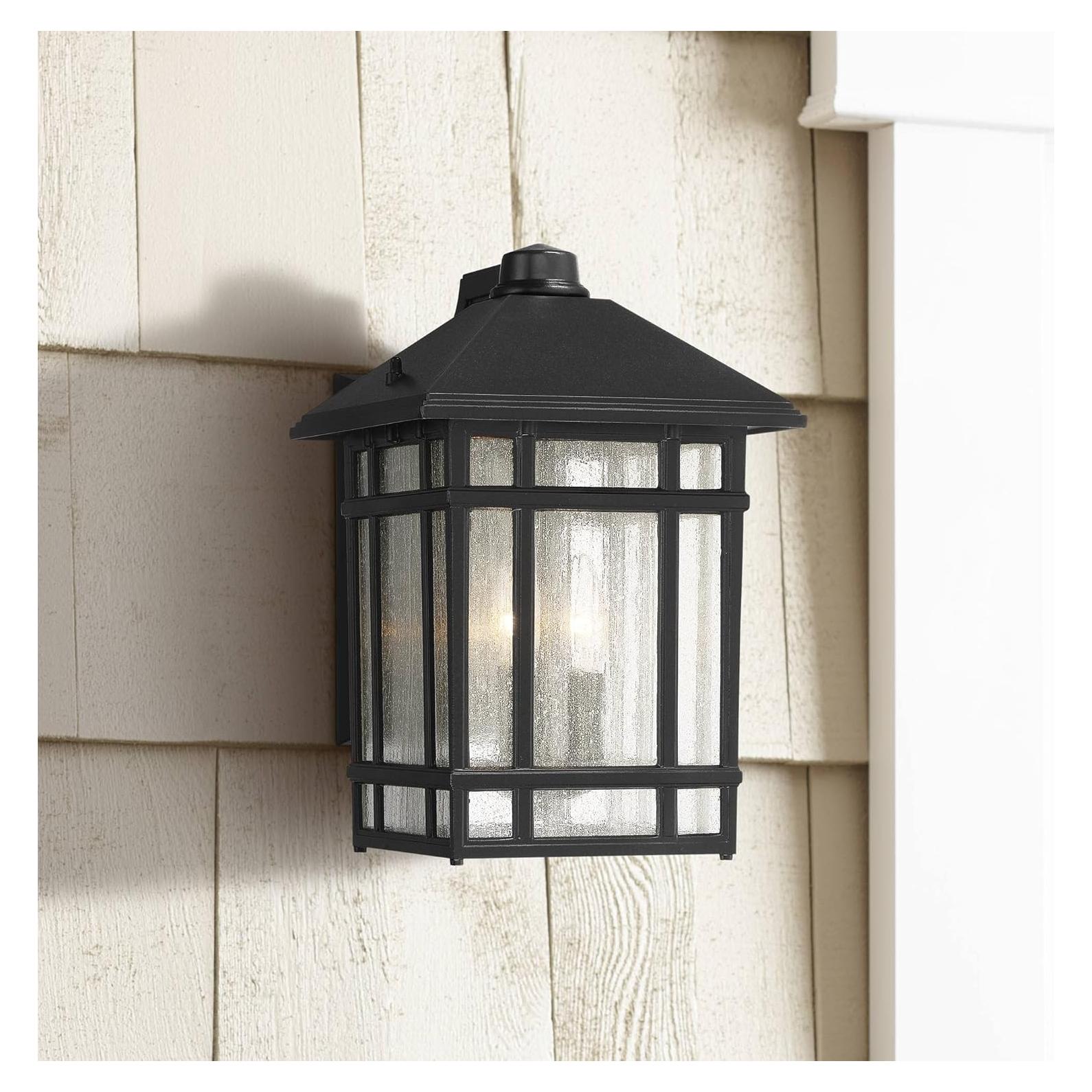 Lámpara de Pared Exterior Kathy Ireland Sierra Craftsman 38,74 cm