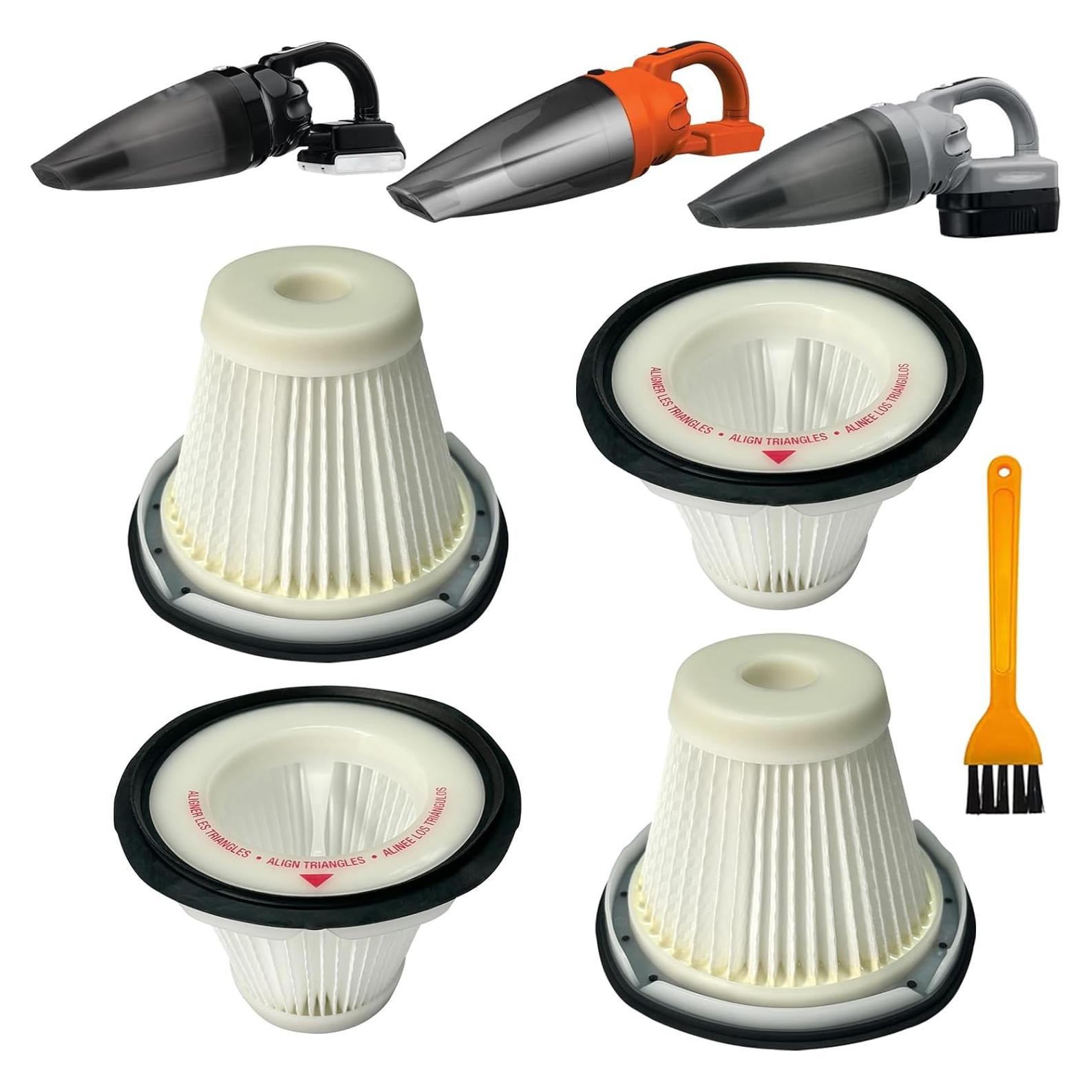 Paquete de 4 Filtros HEPA Aolleteau para Aspiradoras