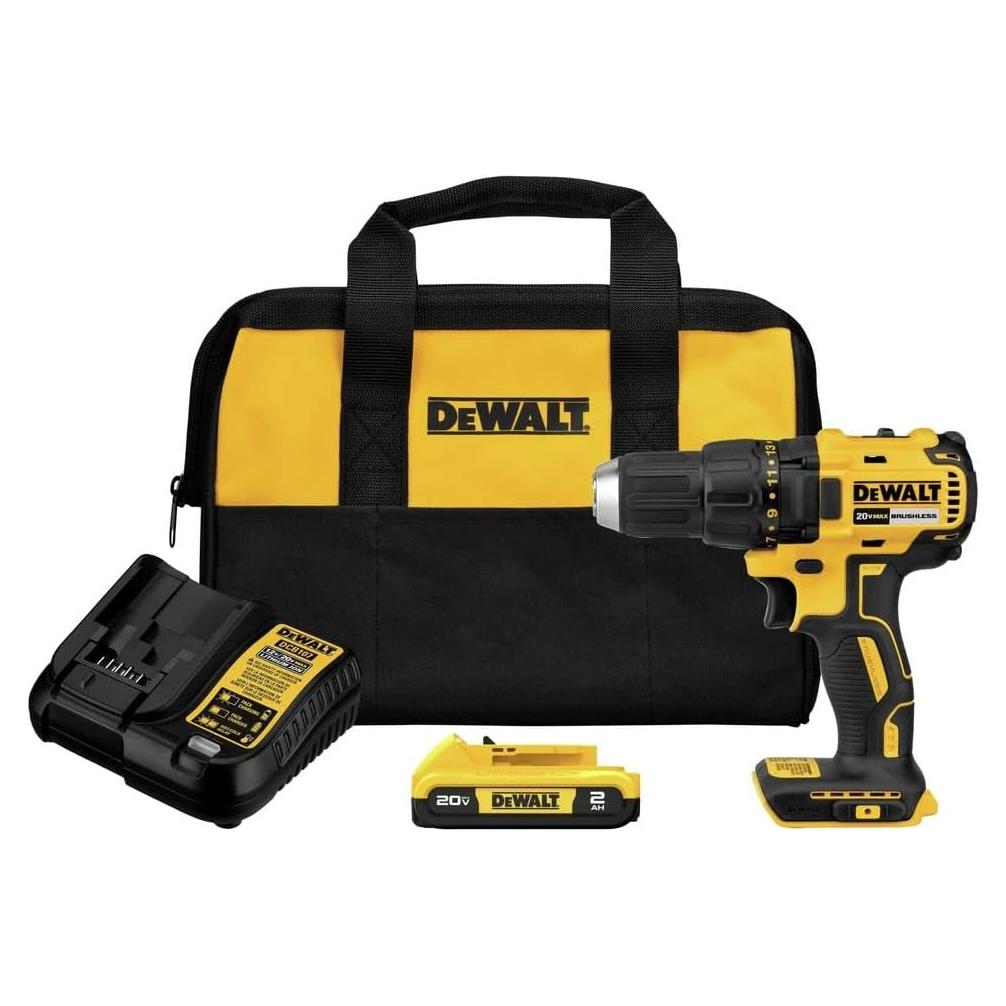 Taladro Inalámbrico DEWALT 20V MAX 1/2" 2 Velocidades
