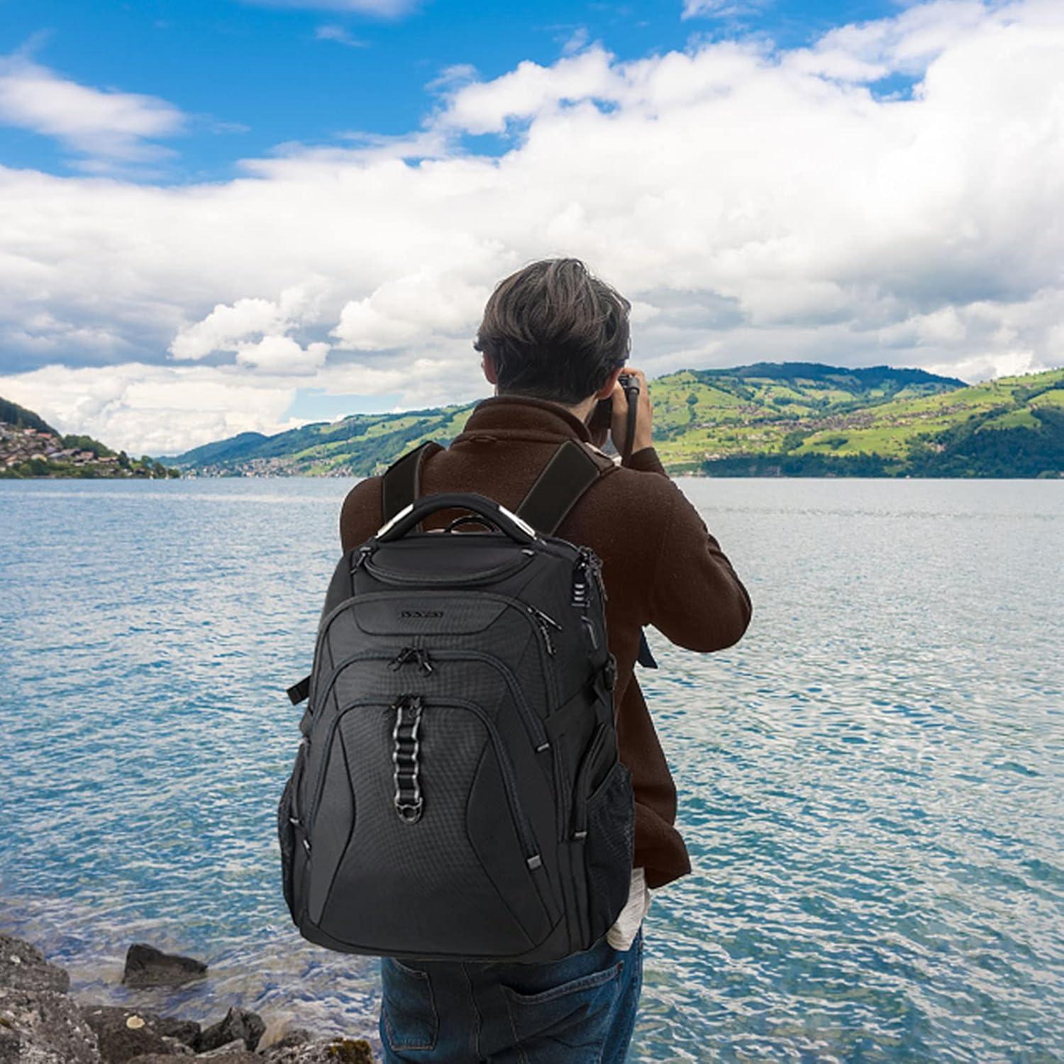 Mochila KROSER para Laptop 46.7 cm con Puerto USB y RFID