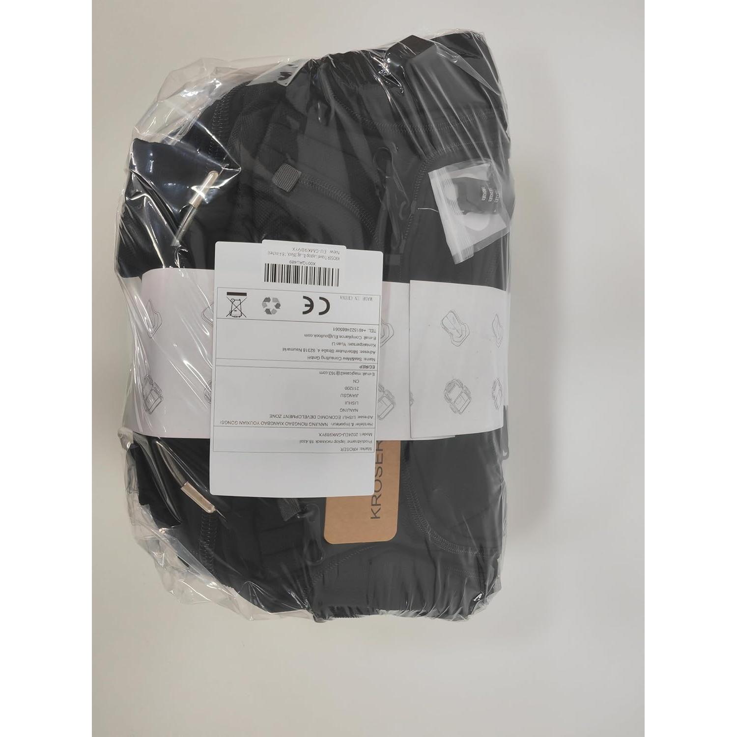 Mochila KROSER para Laptop 46.7 cm con Puerto USB y RFID