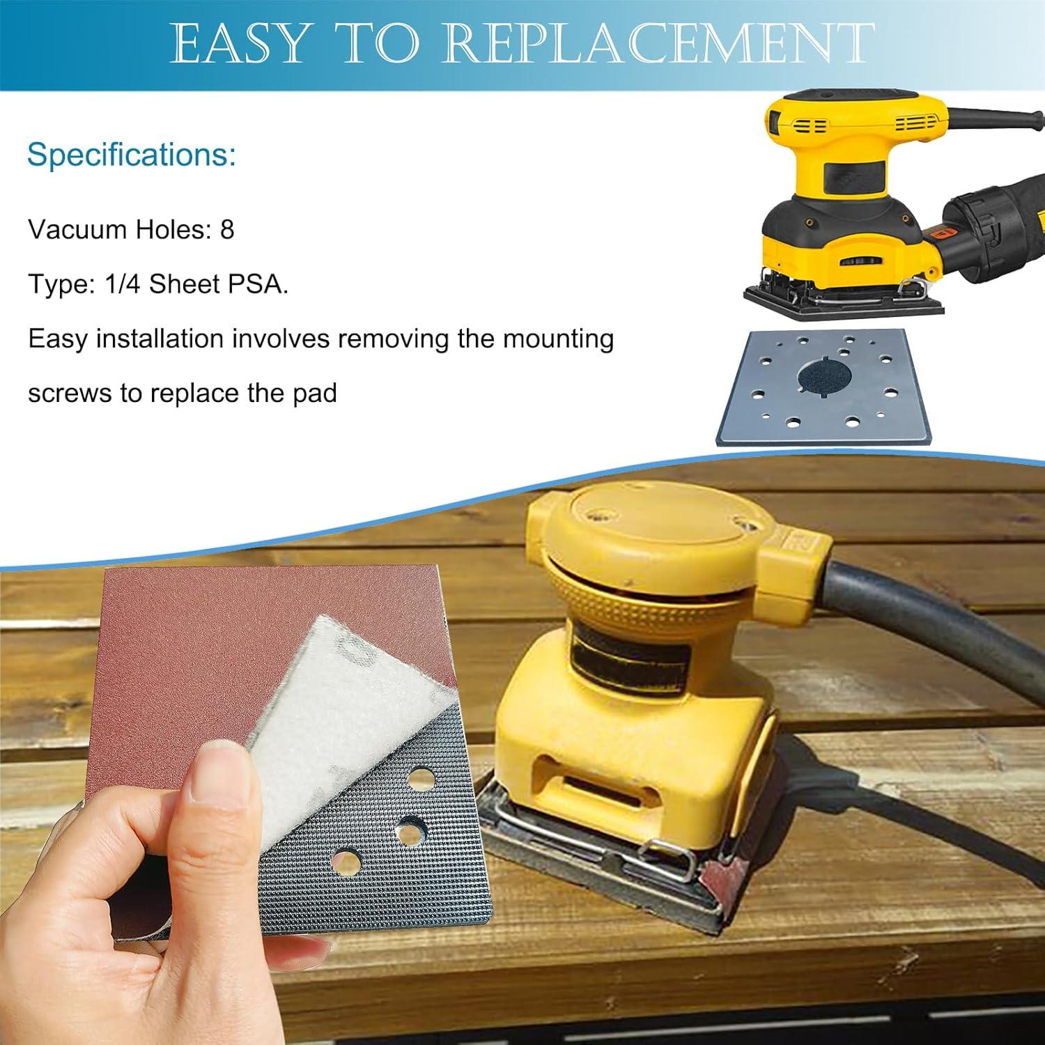 Pad de Lijadora Toromp 1/4 de Hoja para DeWalt 151284-00