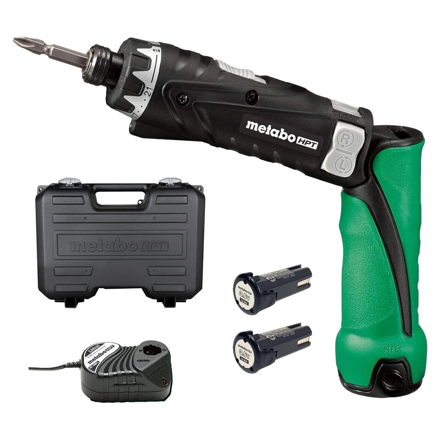Destornillador Inalámbrico Metabo HPT DB3DL2 3.6V con Estuche