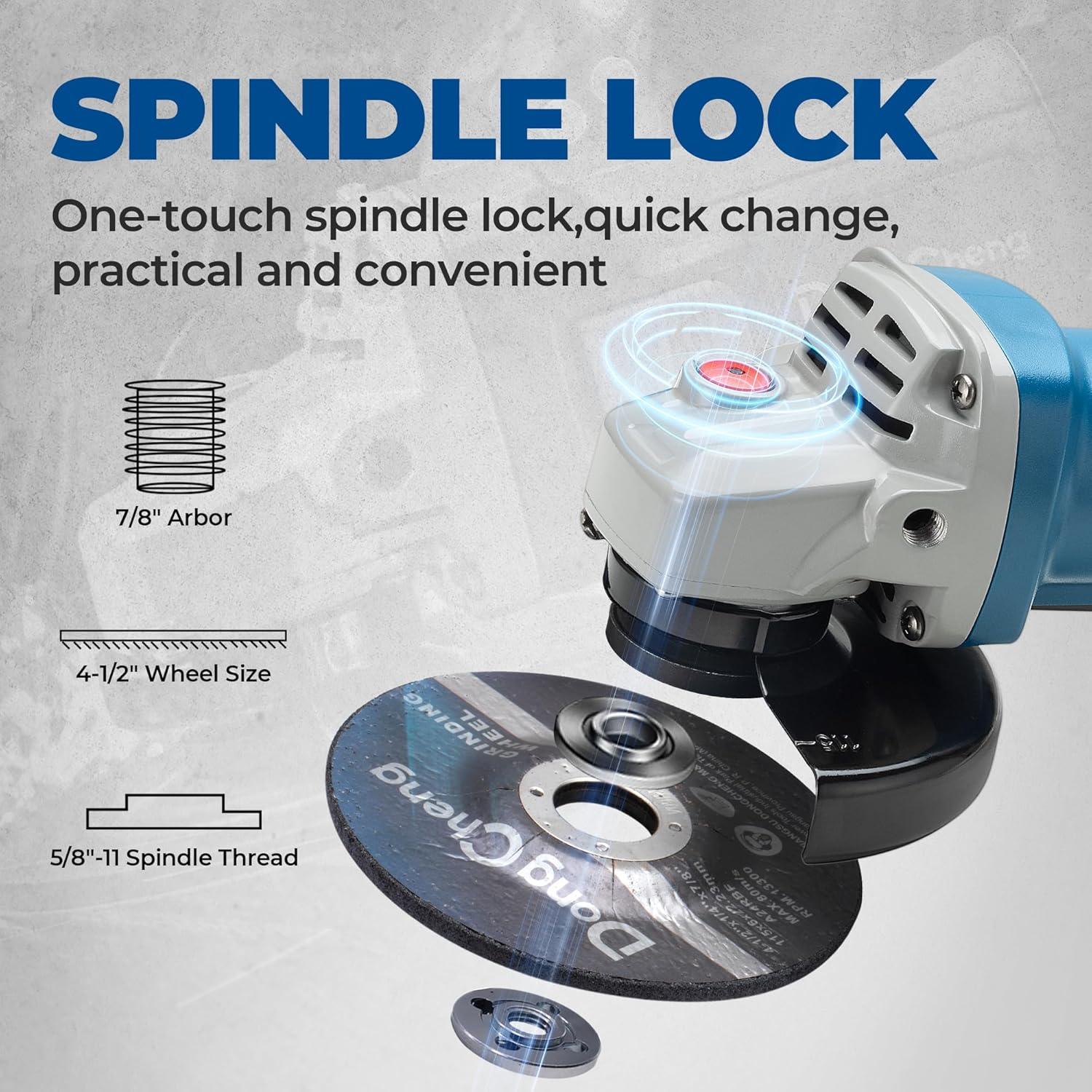 Amoladora Angular DongCheng DSM14-115 800W 11,800 RPM