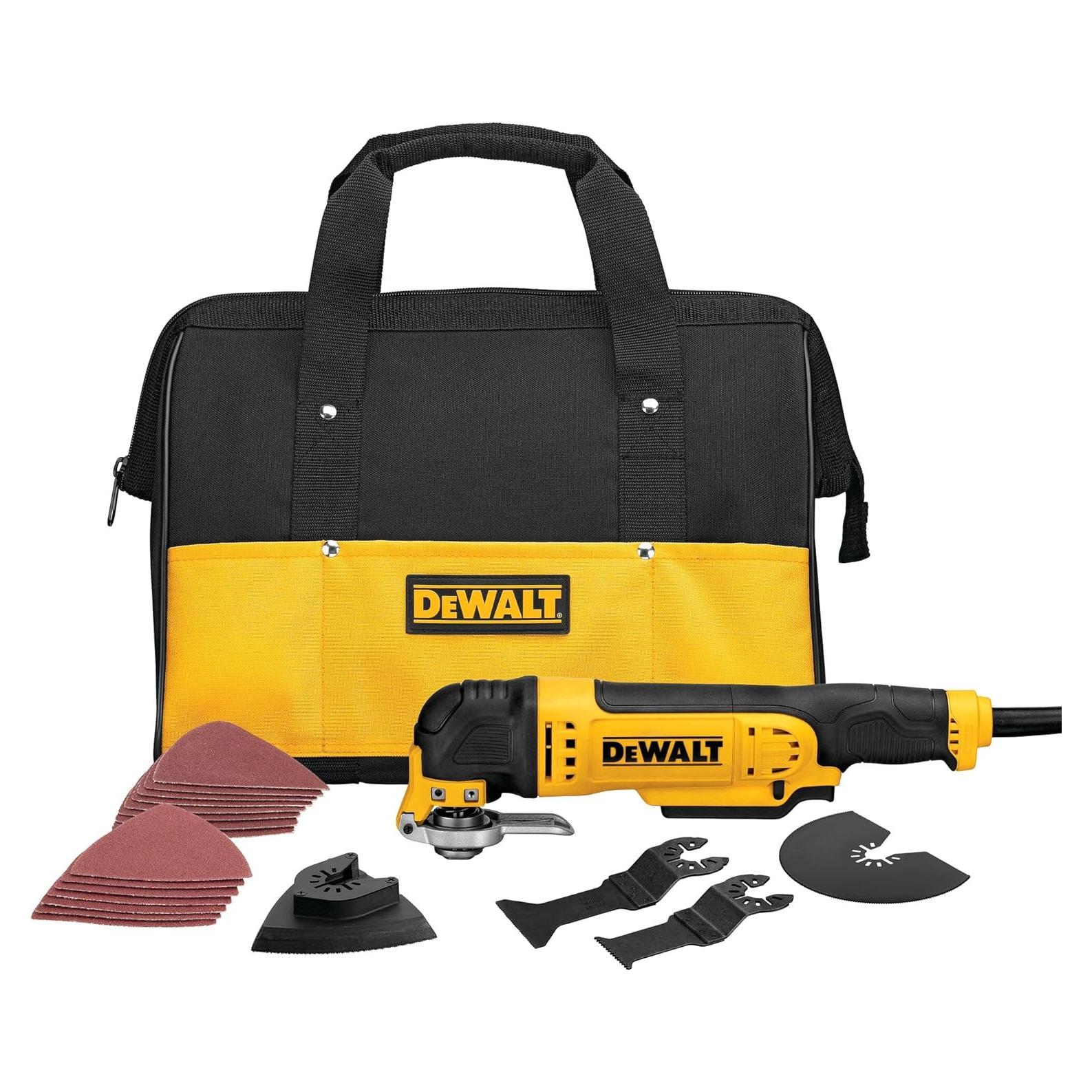 Herramienta Oscilante DEWALT DWE315SK 3A con 19 Accesorios