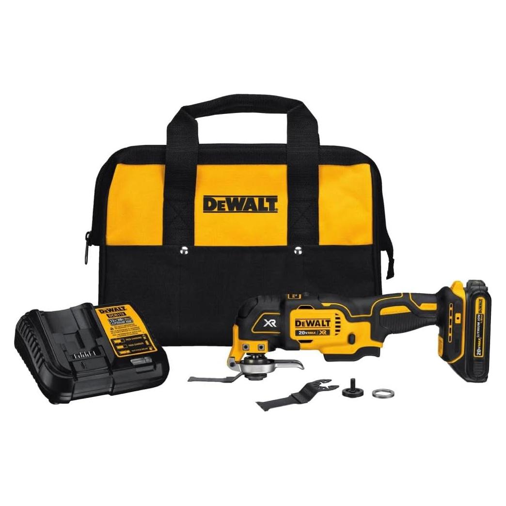 Herramienta Oscilante DEWALT DCS355C1 20V Max con Accesorios