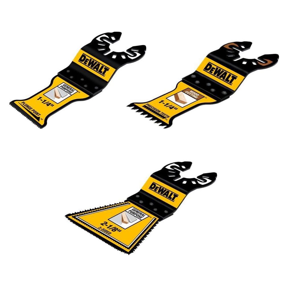 Hoja Oscilante DEWALT DWA423SET Surtido 3 Piezas