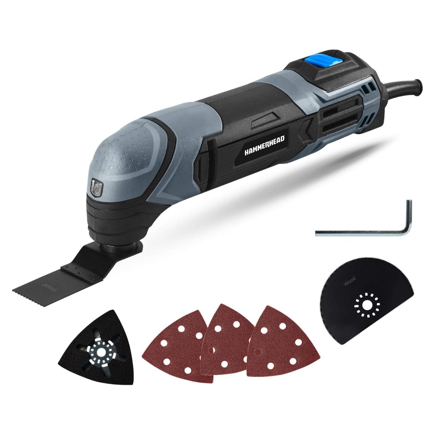 Herramienta Multiuso Oscilante Hammerhead 2.2A 20,000 OPM