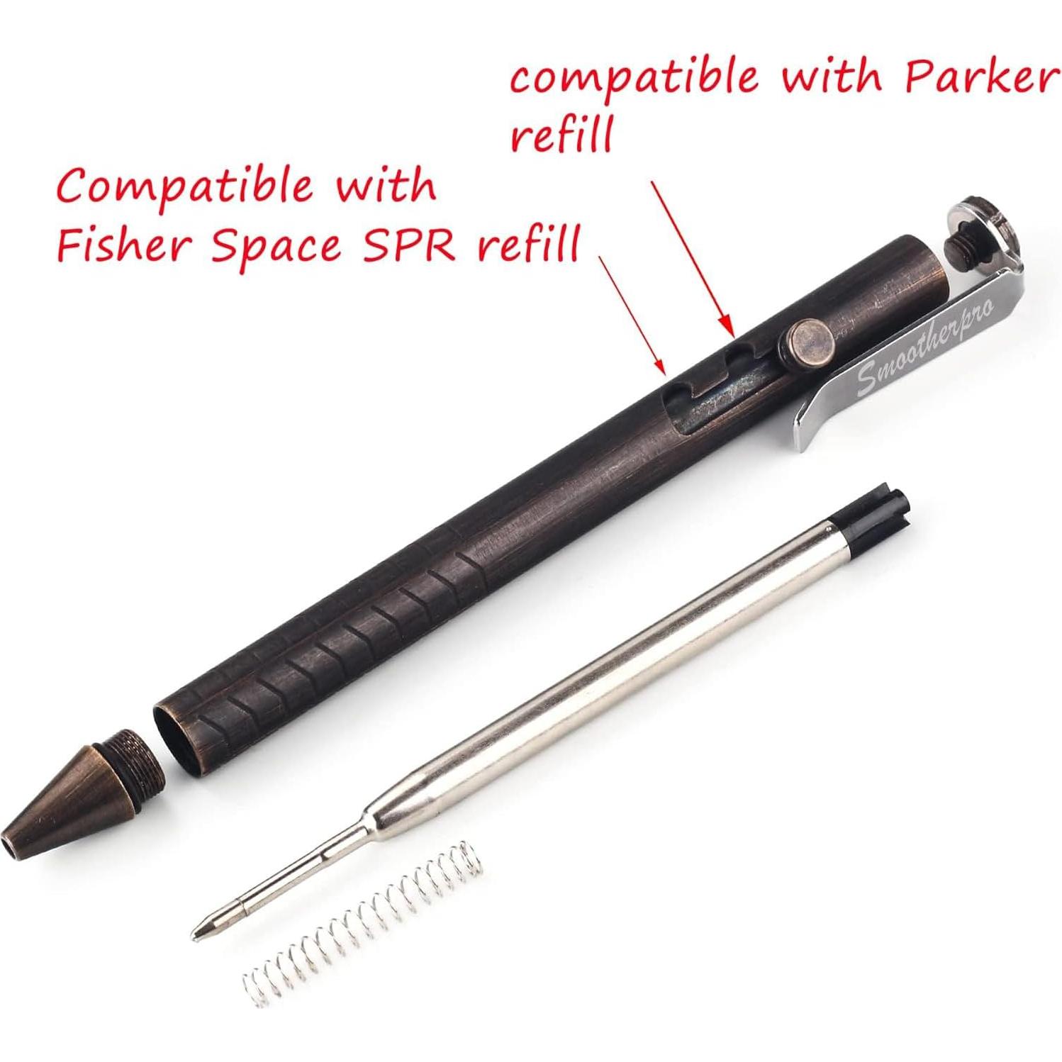 Bolígrafo SMOOTHERPRO FSR010 Retro Negro 0.5mm Perno