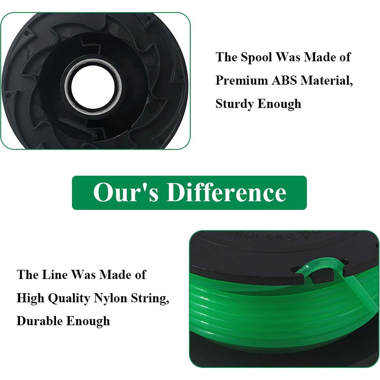 Bobinas de Reemplazo Eyoloty SF-080 4+1 para Black Decker