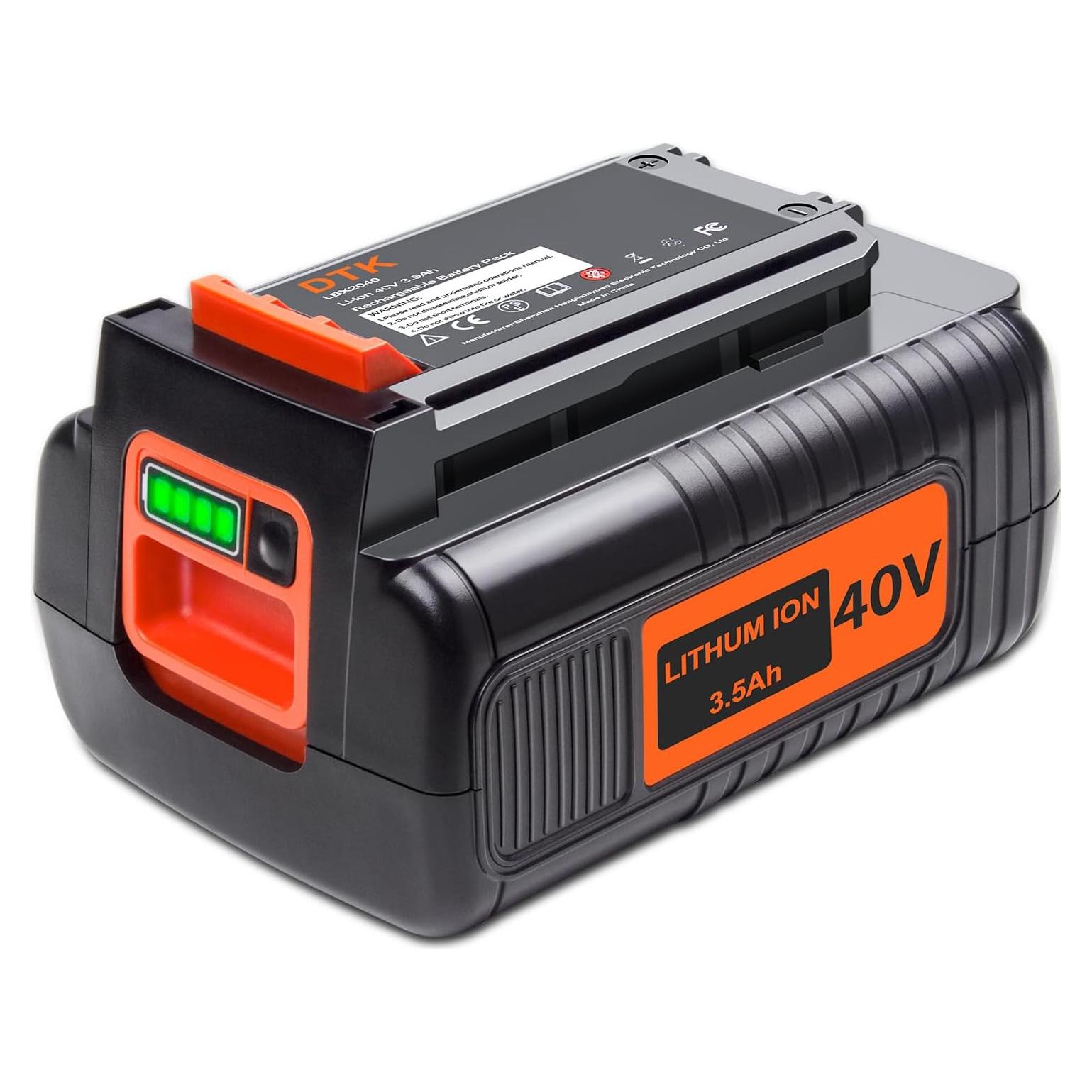 Batería de Litio 3.5Ah 40V Black y Decker LBX2040
