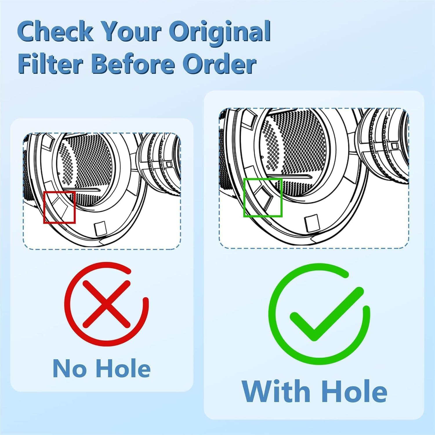 Paquete de 4 Filtros Funmit VF110 para Aspiradora Black & Decker