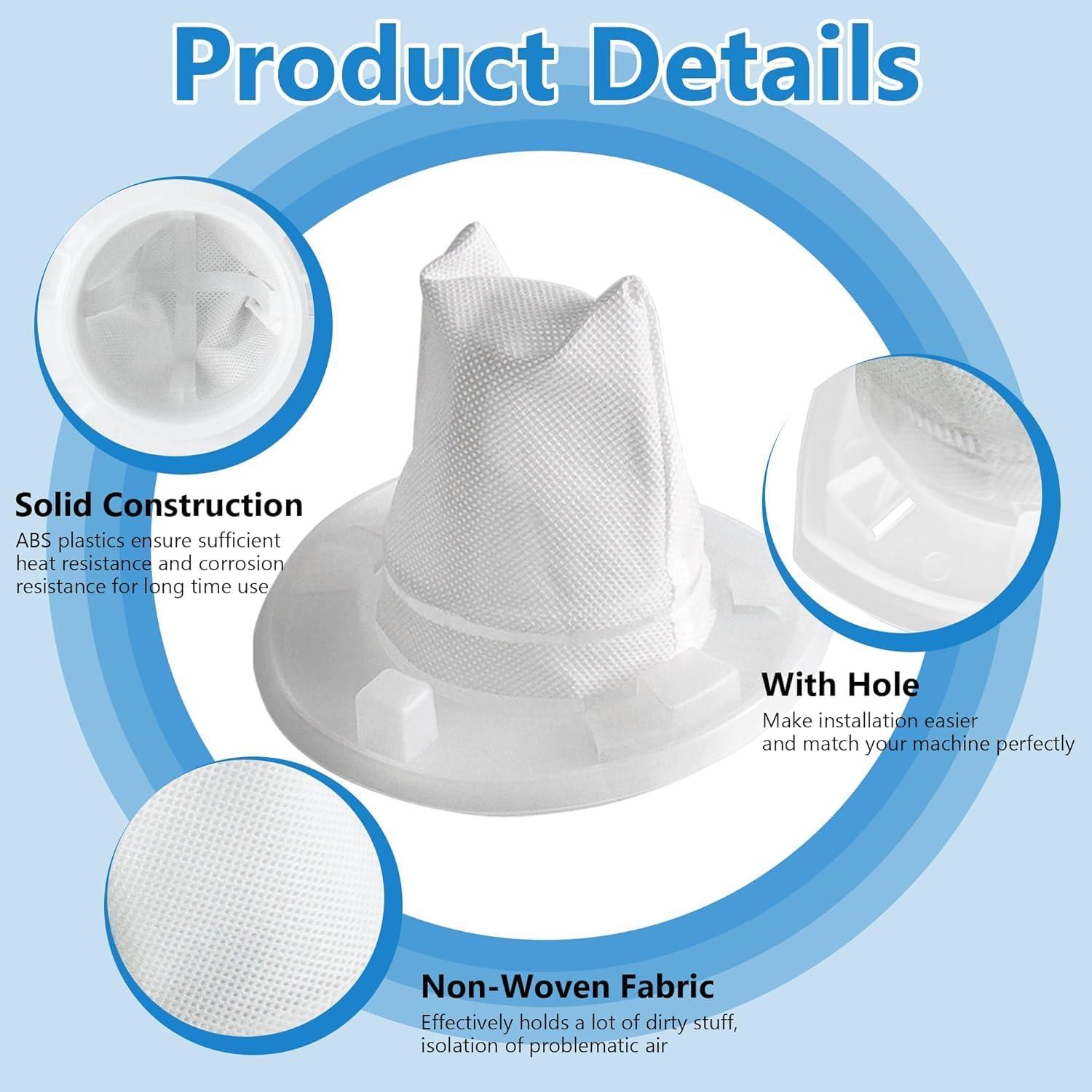 Paquete de 4 Filtros Funmit VF110 para Aspiradora Black & Decker