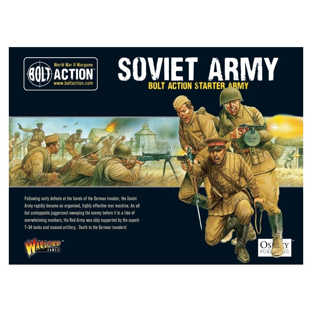 Paquete Inicio Ejército Soviético Warlord 1 Tanque y Mortero