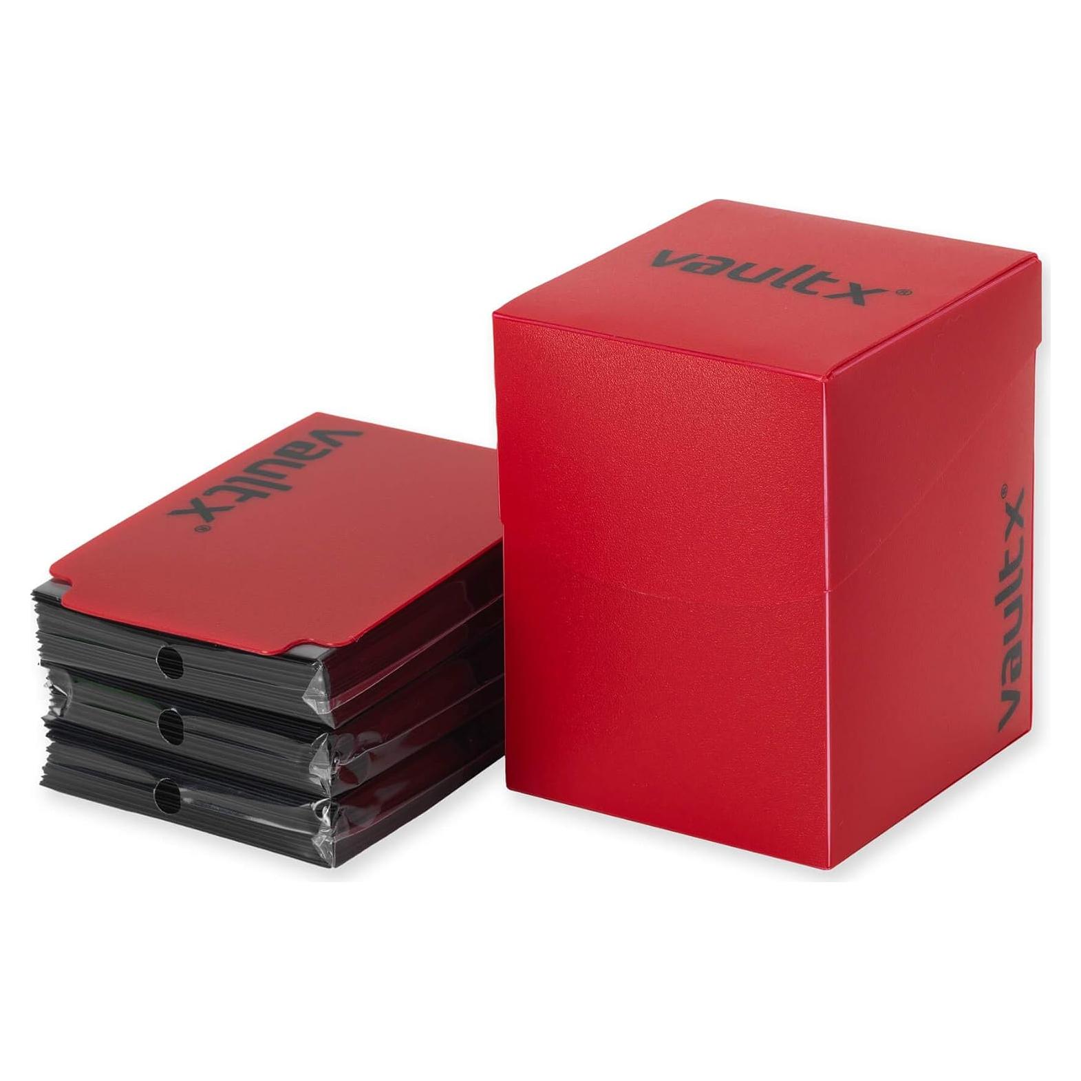 Caja de Barajas Vault X + 150 Fundas Negras TCG