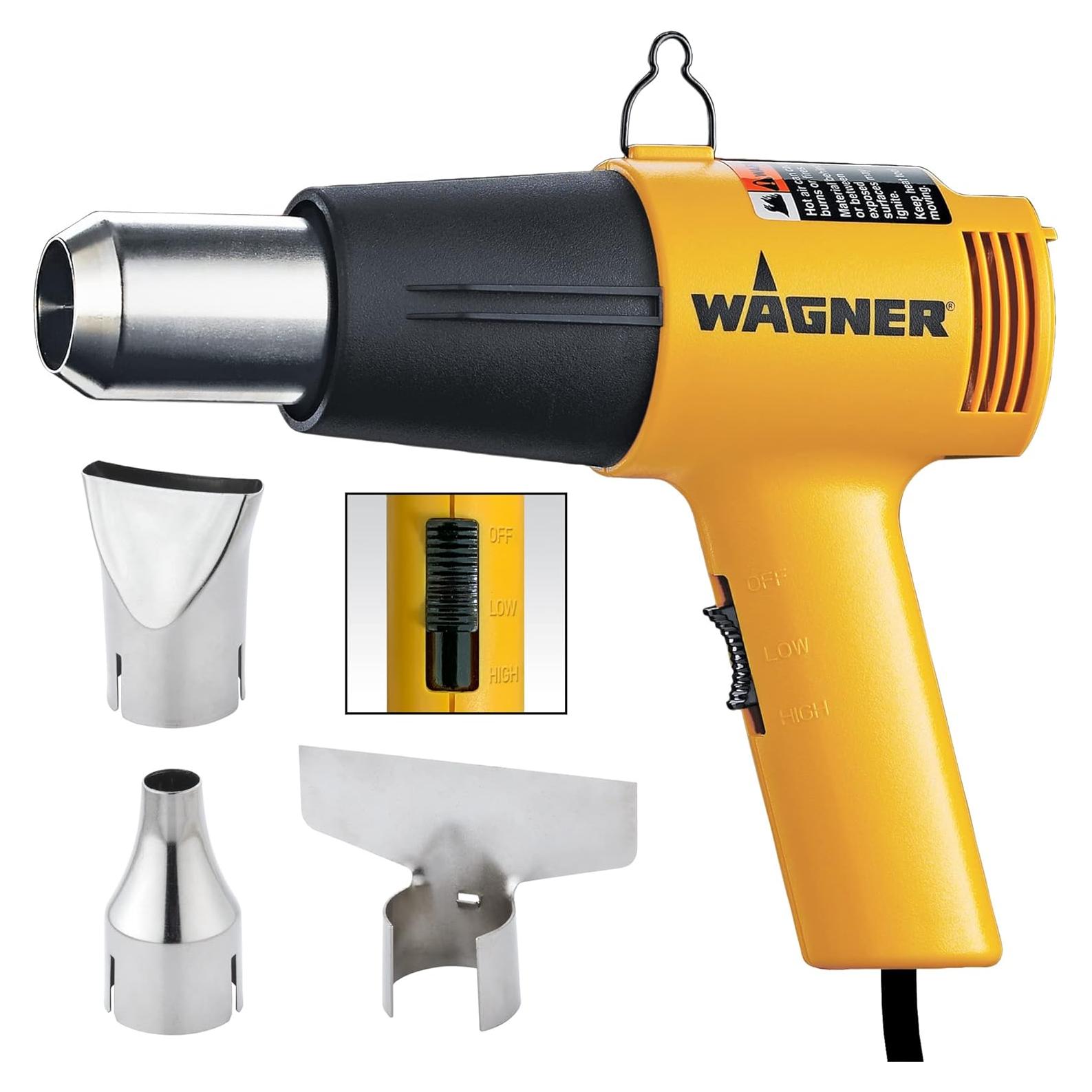 Pistola de Calor Wagner HT1000 750°C 1000°C 3 Boquillas