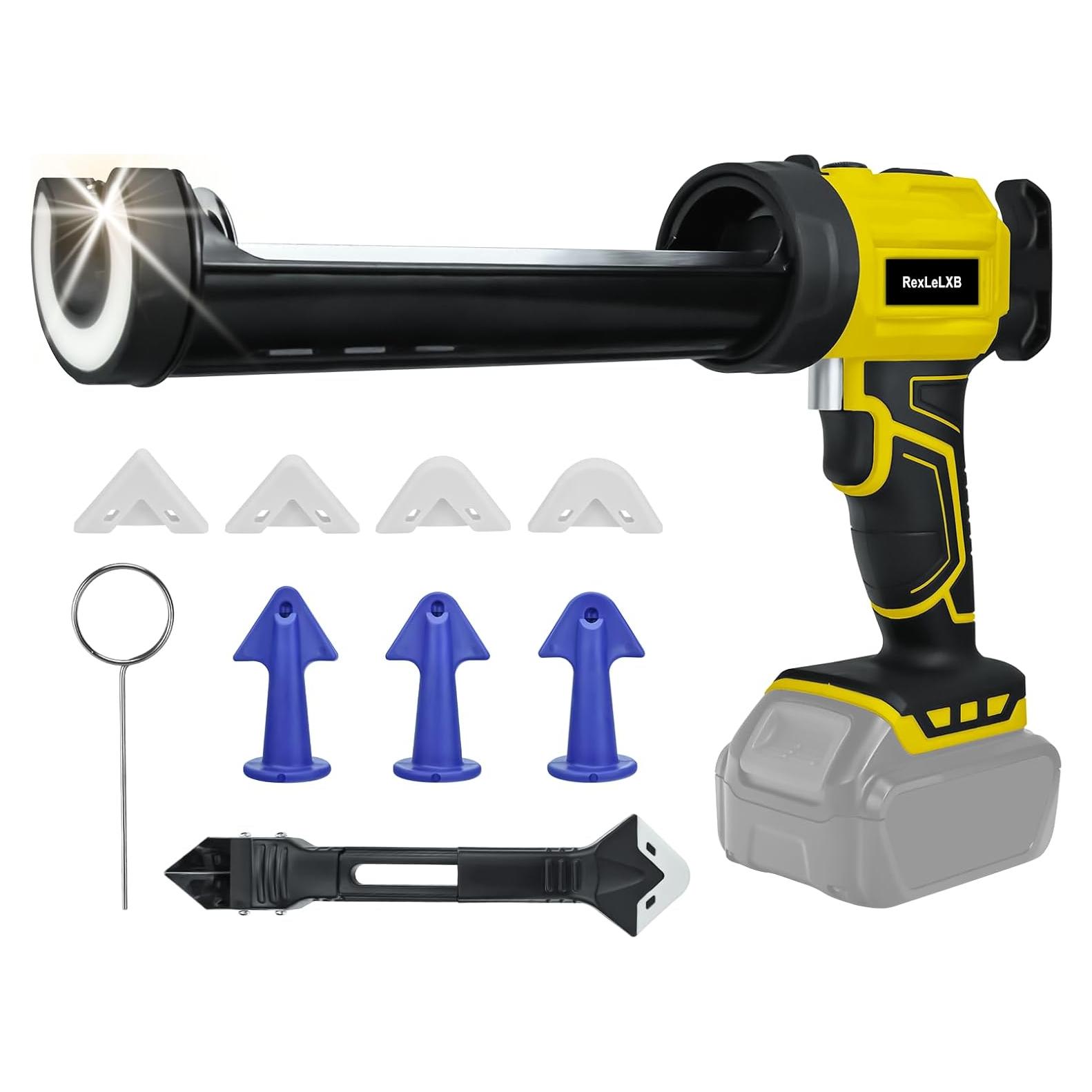 Pistola de Calafateo Inalámbrica Dewalt 20V 10oz LED 450lm