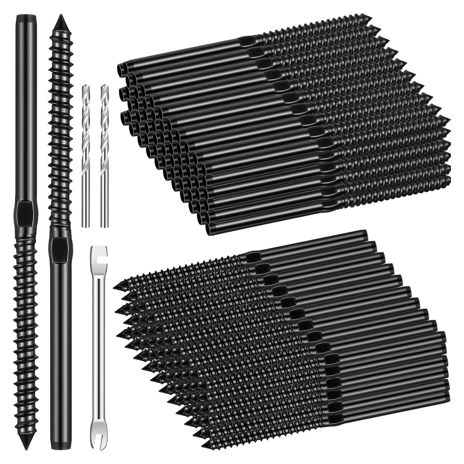 Tornillos de Swage Acero Inoxidable 200 Pzs para Barandilla