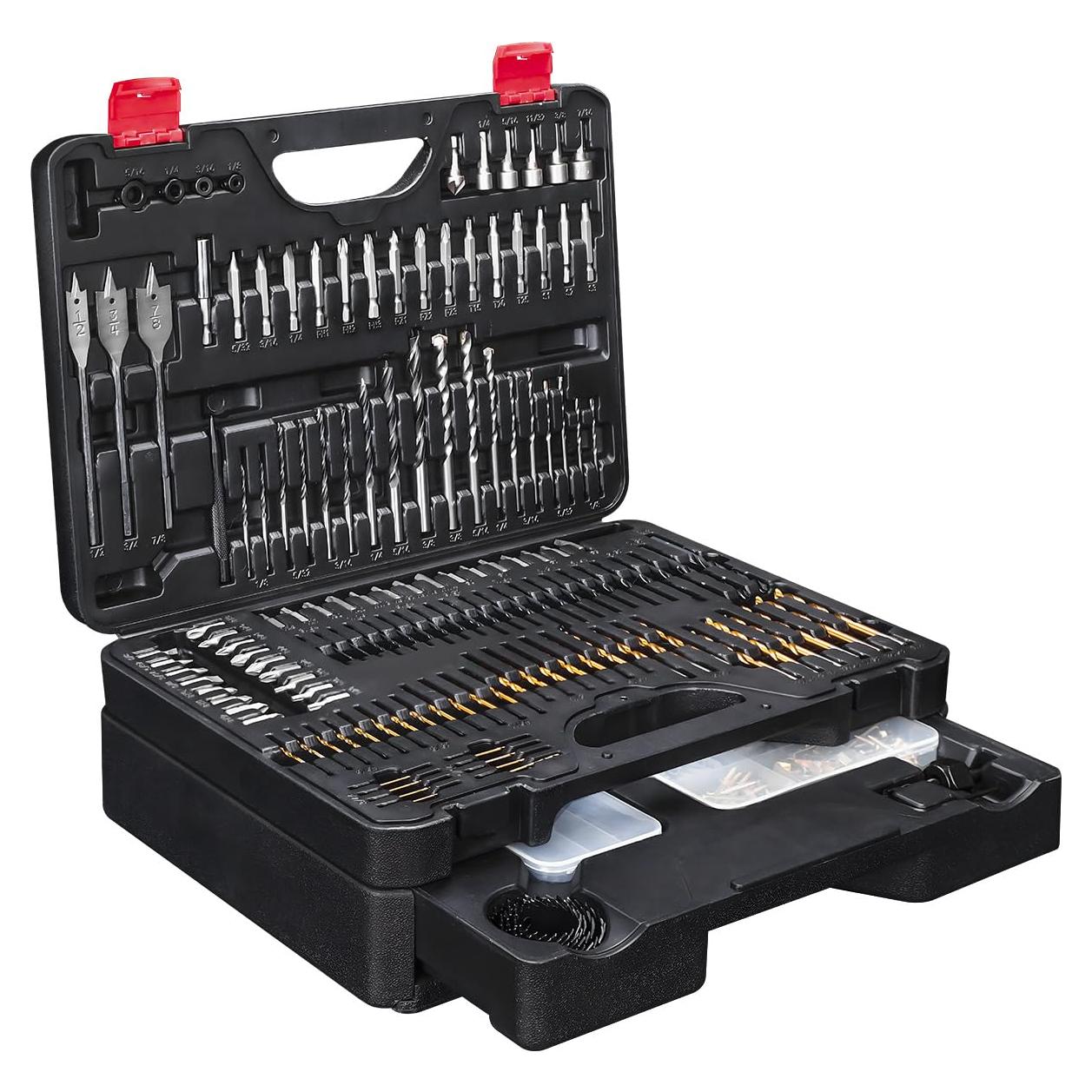 Juego de Brocas KingTool 400 Piezas para Metal y Madera