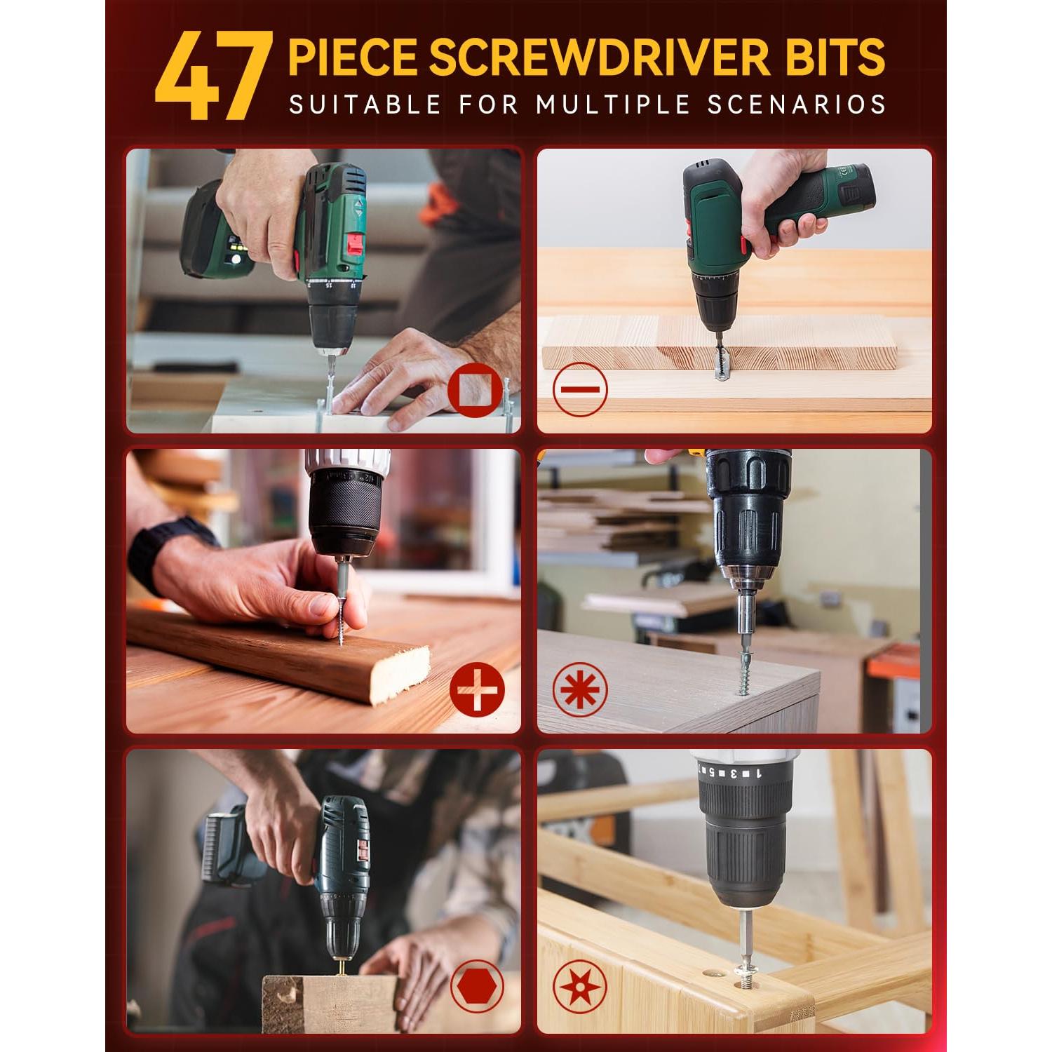 Juego de Brocas KingTool 400 Piezas para Metal y Madera