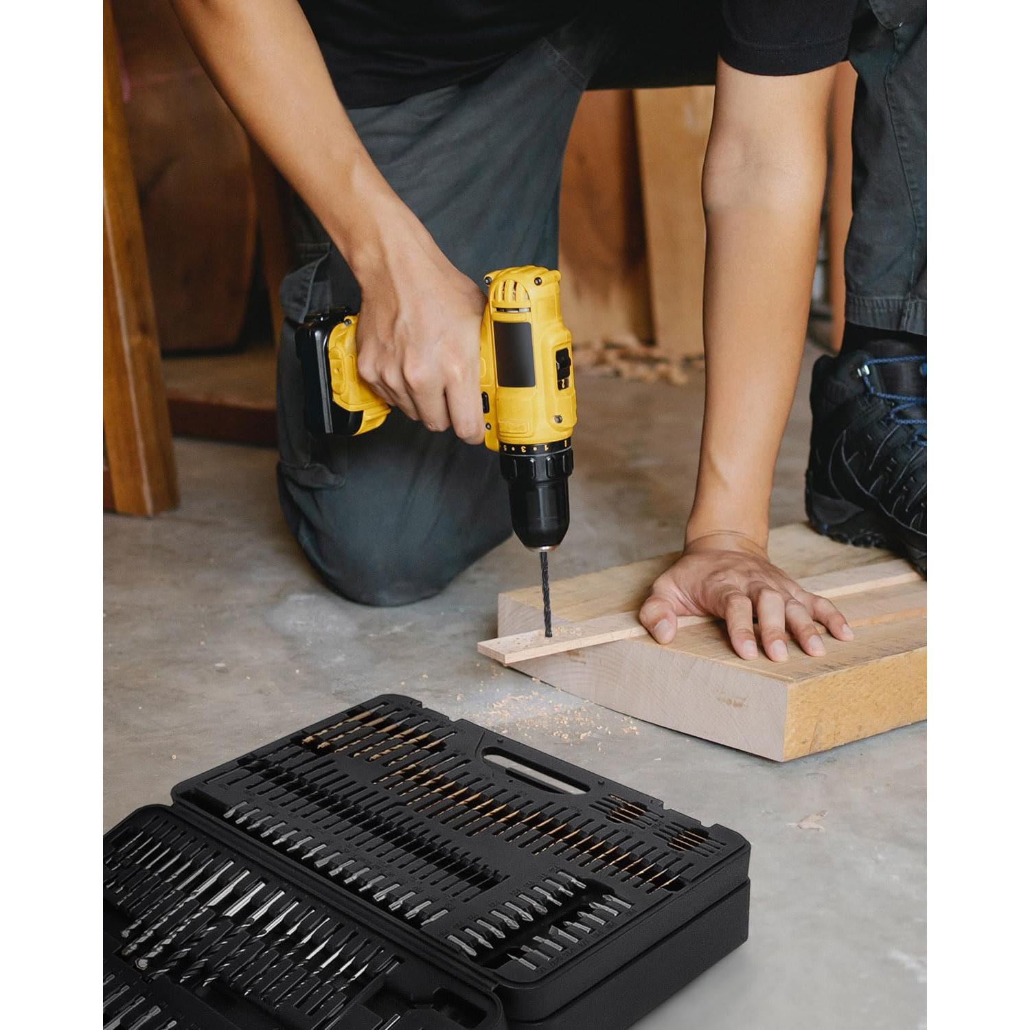 Juego de Brocas KingTool 400 Piezas para Metal y Madera