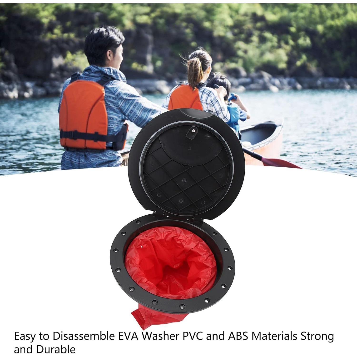 Kit de Placa de Cubierta Negra Yuecoom 11.2" para Kayak