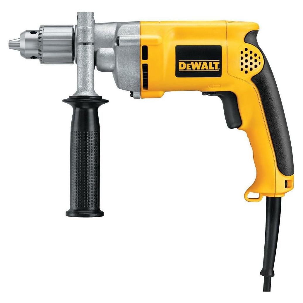 Corded Drill, 7.8-Amp, 1/2-Inch, Variable Speed Reversible (DW235G), Yellow