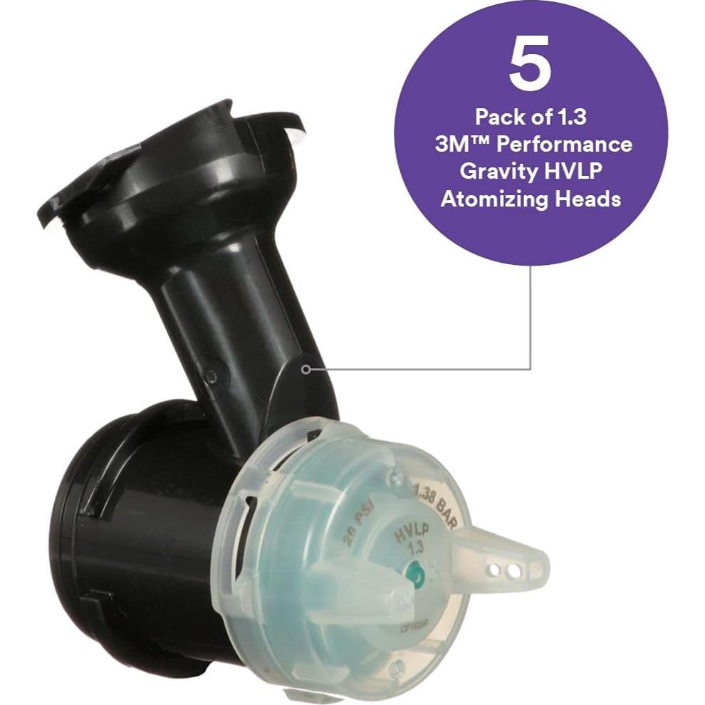 Kit de recarga cabezal atomizador 3M Performance 1.3mm Verde