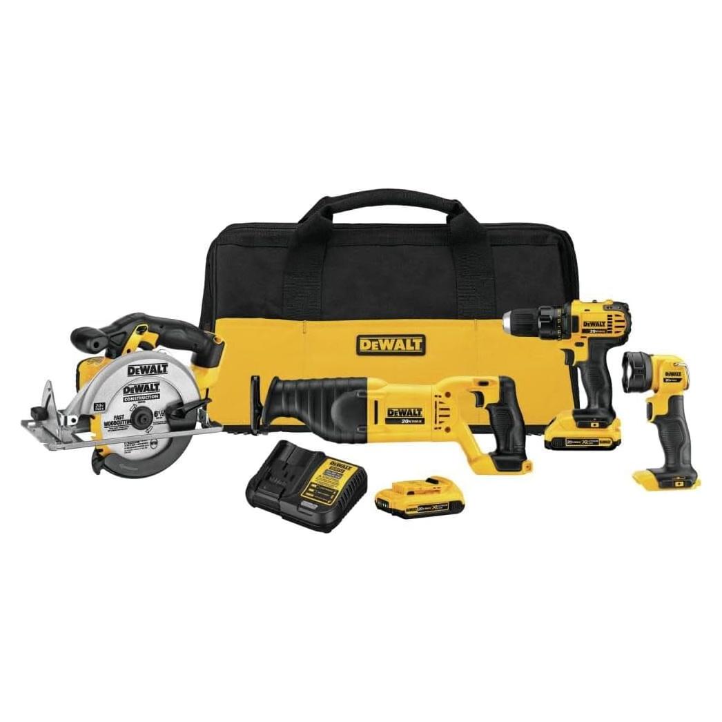 Kit de Herramientas Inalámbricas DEWALT 20V MAX DCK423D2