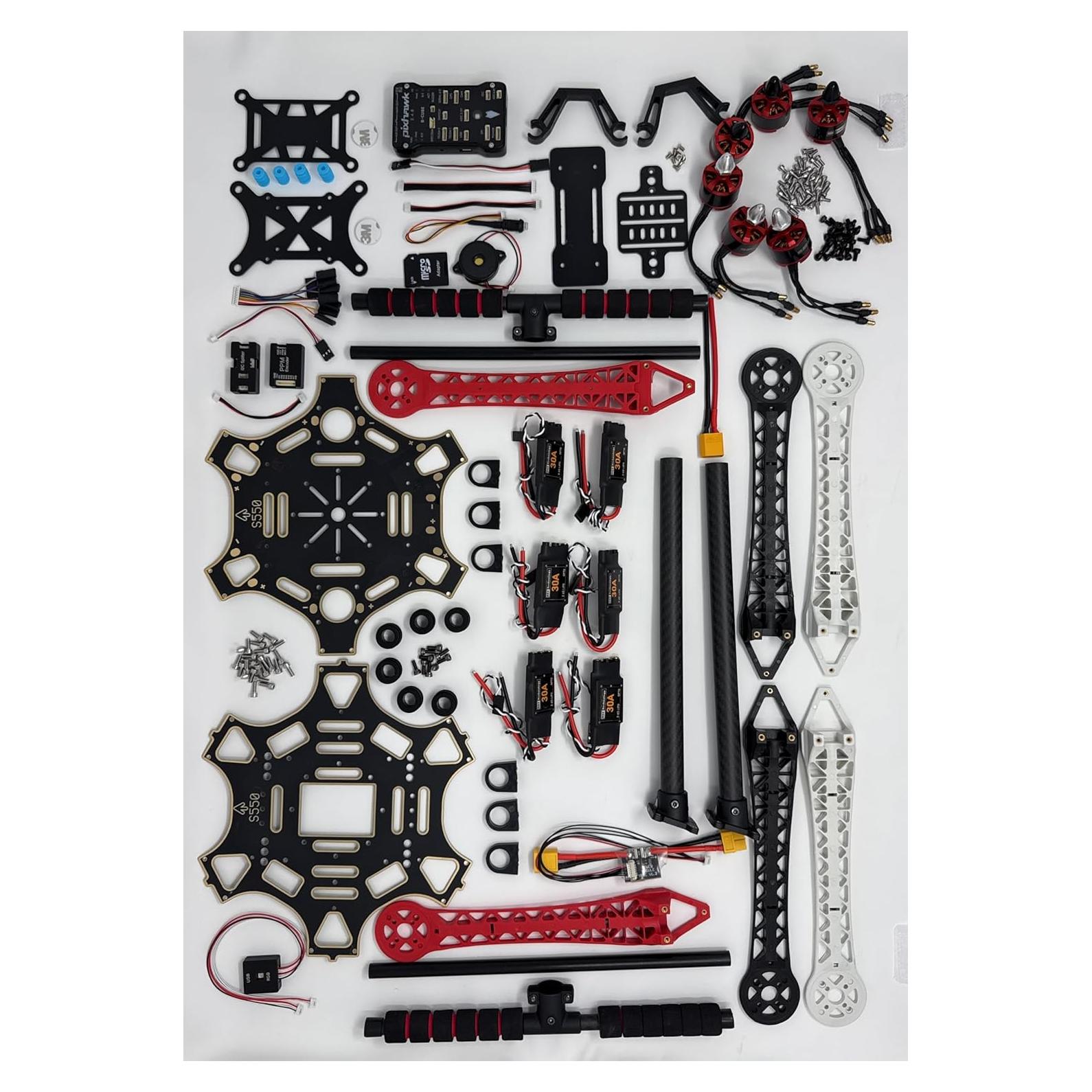 Kit de Dron Hexacóptero S550 REC Technology - Fibra de Carbono