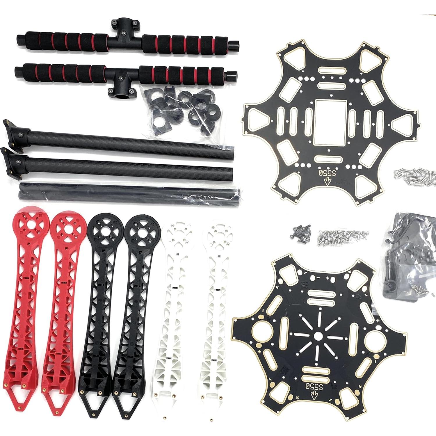 Kit de Dron Hexacóptero S550 REC Technology - Fibra de Carbono