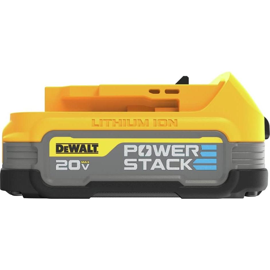 Batería Compacta DEWALT 20V MAX* POWERSTACK + Cargador