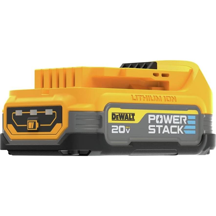 Batería Compacta DEWALT 20V MAX* POWERSTACK + Cargador