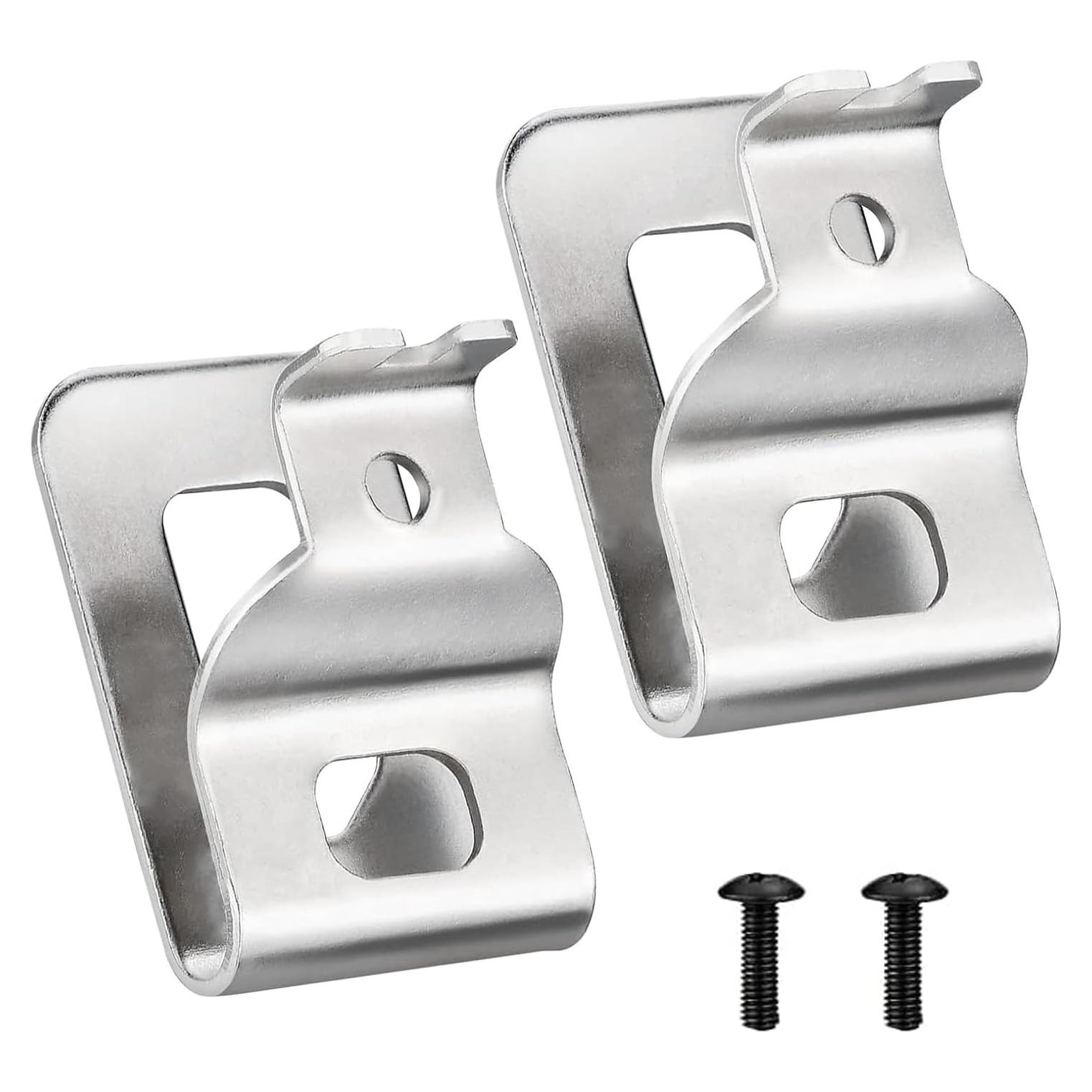 Ganchos de Cinturón Dewalt N268241 Acero Inoxidable (2 Set)