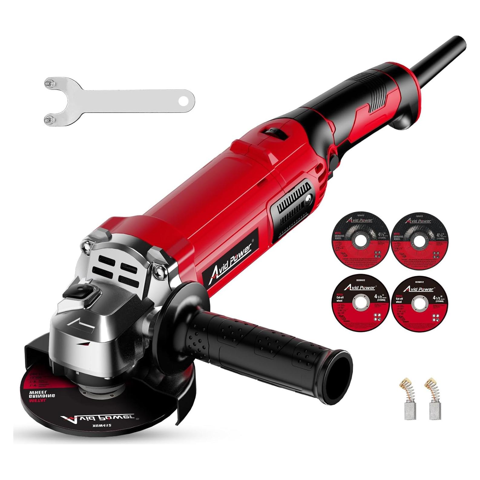 Amoladora Angular AVID POWER 11.43 cm 1000W 7 Velocidades