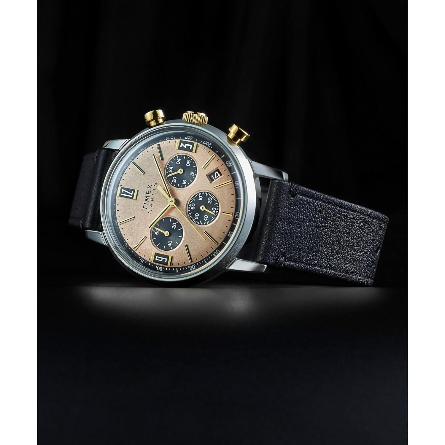 Reloj de Hombre Timex Marlin 40mm Cronógrafo Acero Inoxidable