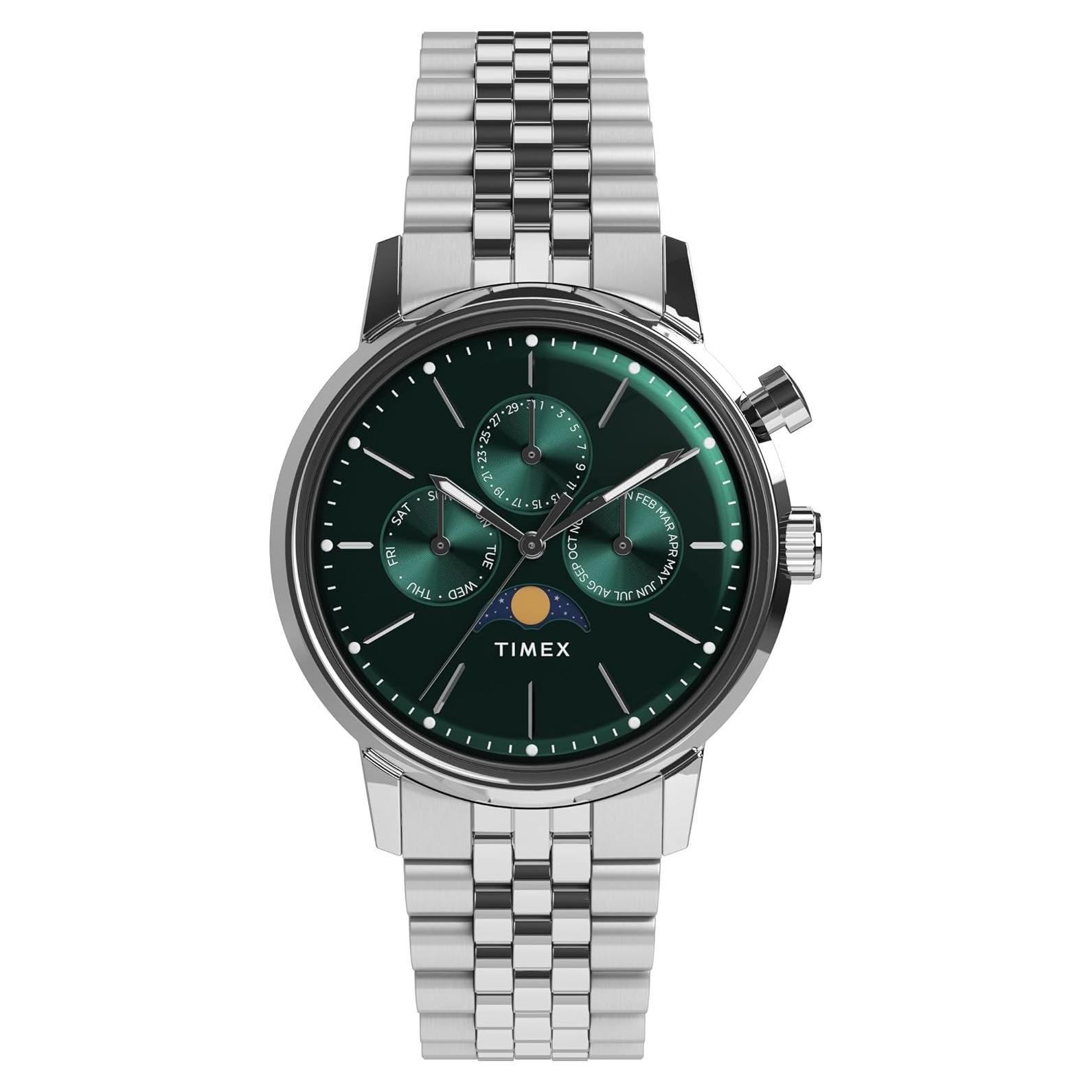 Reloj Timex Marlin Hombre 40mm Acero Inoxidable Verde