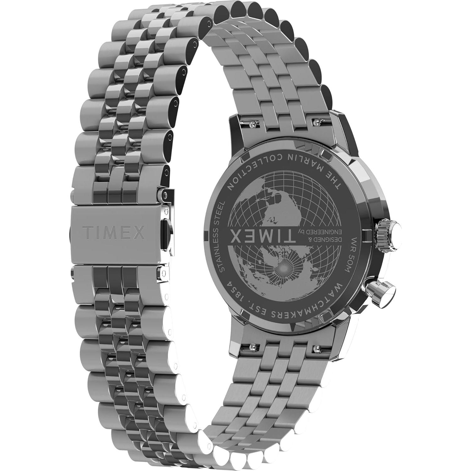 Reloj Timex Marlin Hombre 40mm Acero Inoxidable Verde