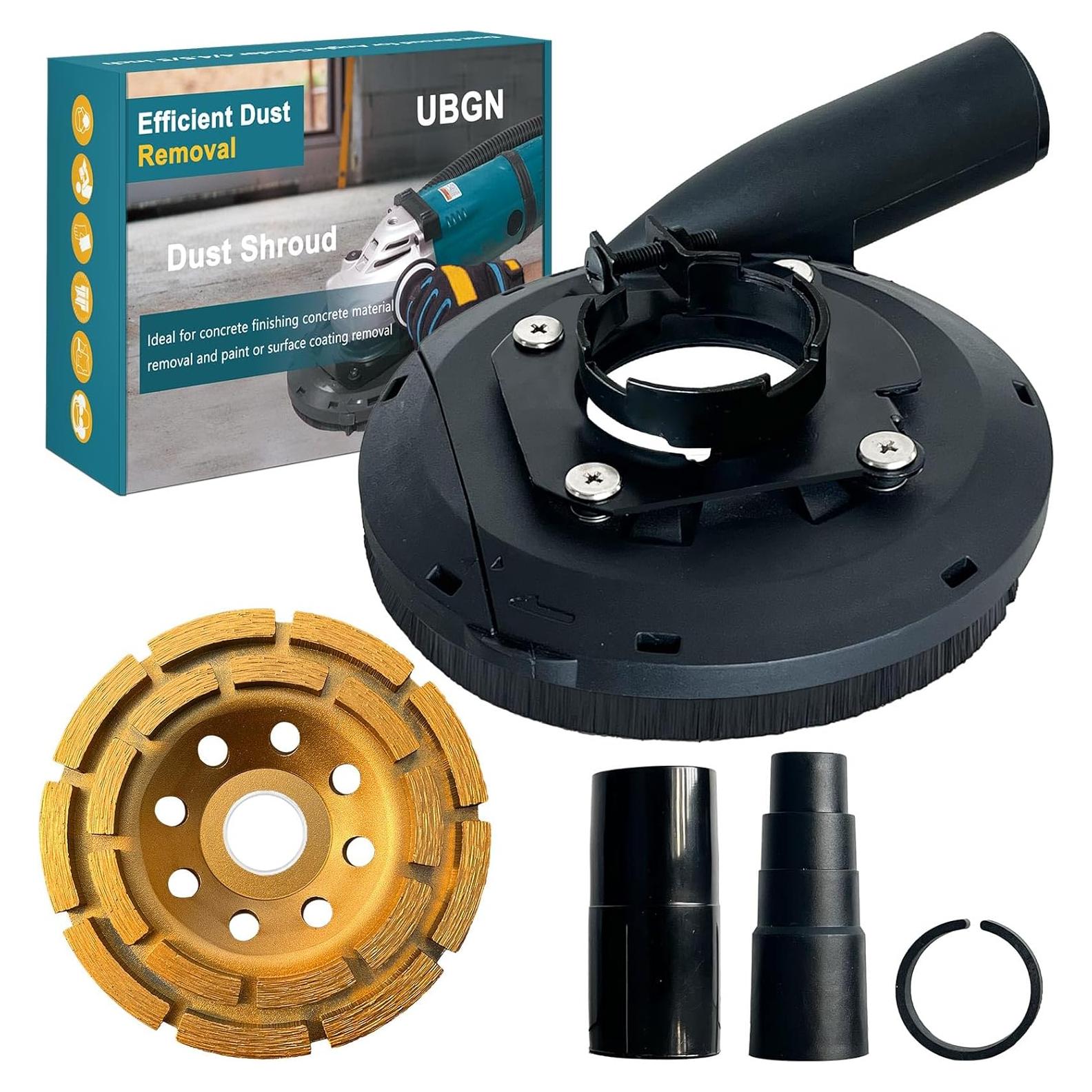 Cubierta de polvo UBGN para amoladora 11.43 cm y 12.7 cm