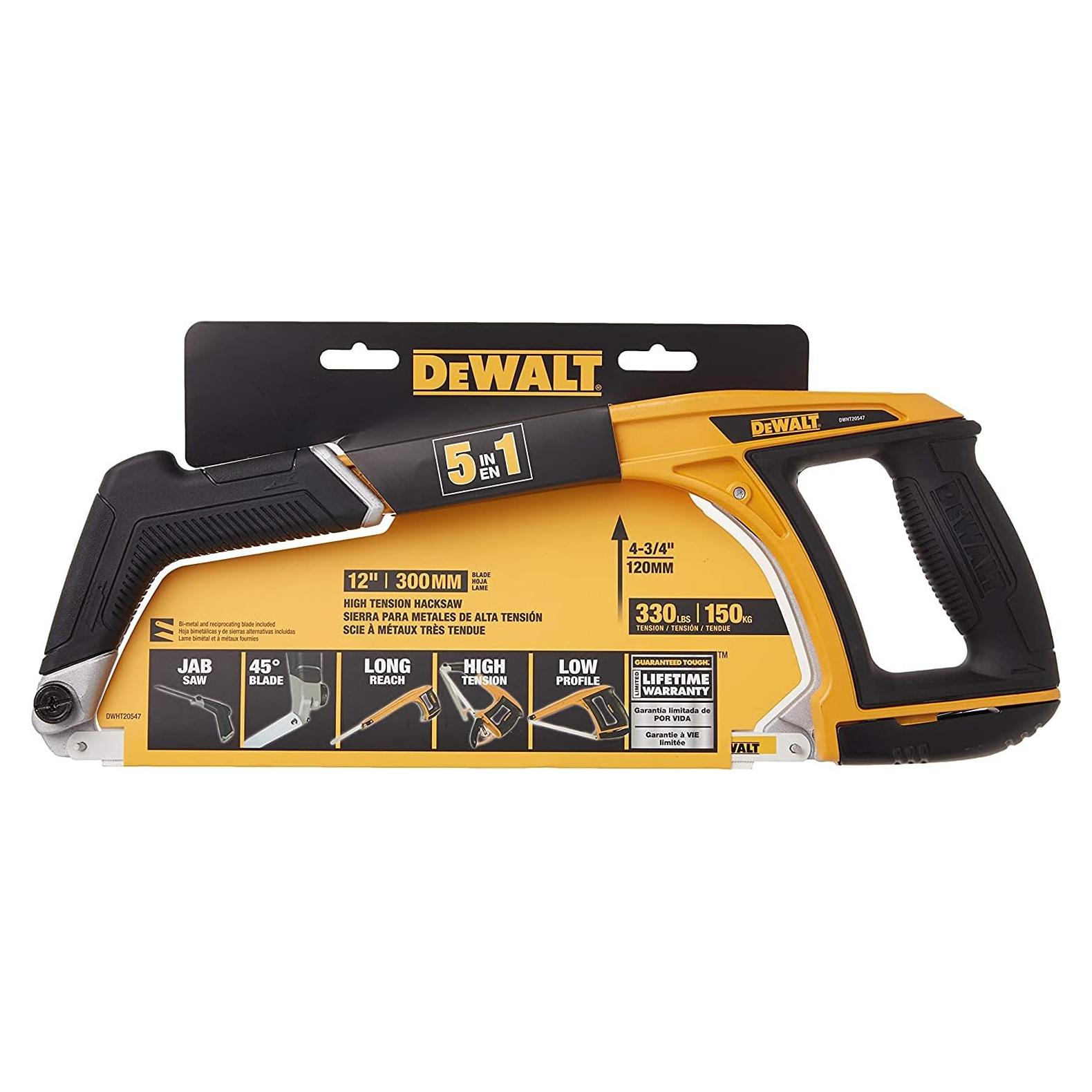 Sierra de Arco DEWALT 5 en 1 DWHT20547L para Madera