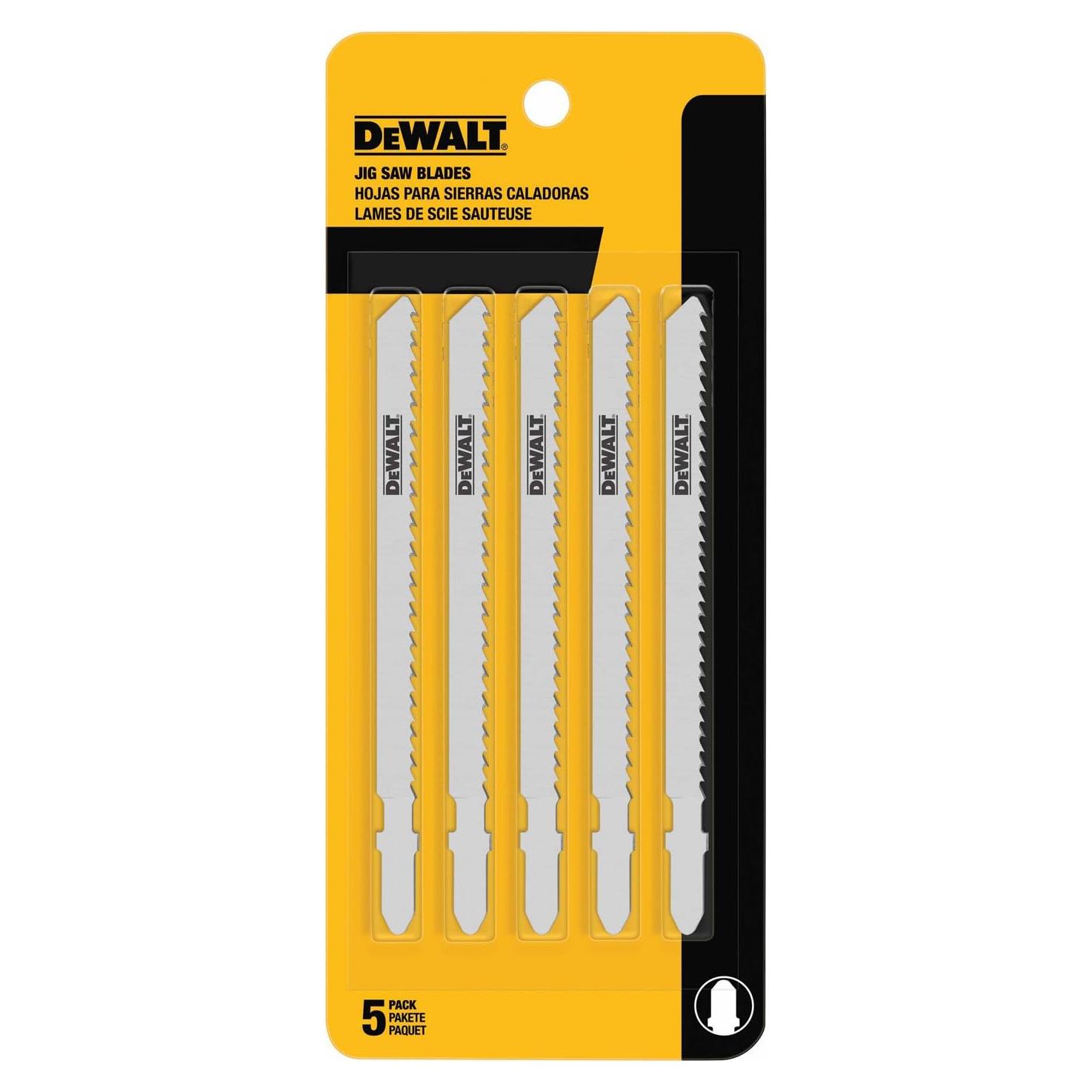 Cuchillas de Sierra DEWALT DW3753-5 10.16 cm 6 TPI Acero Cobalto