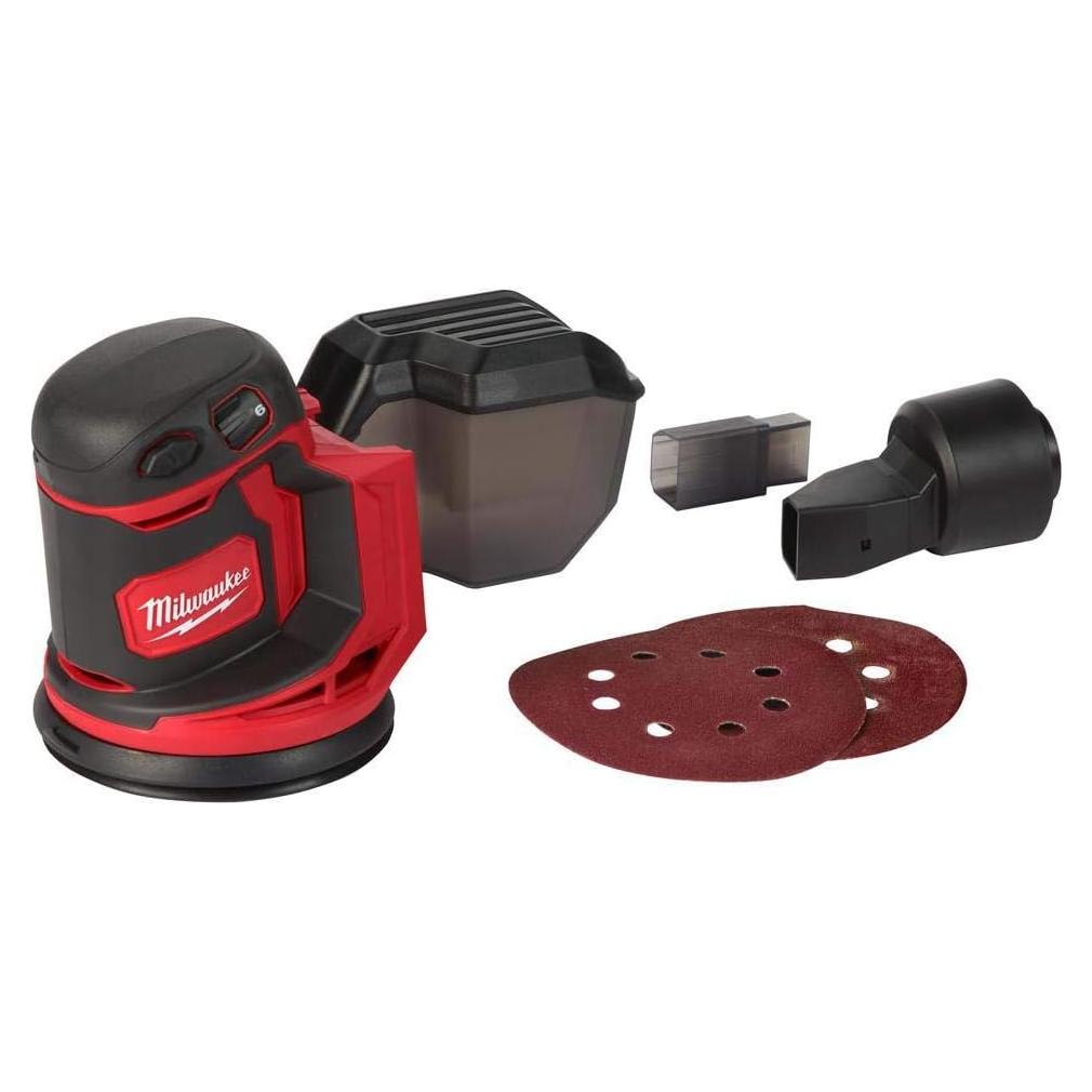 Lijadora Orbital Milwaukee M18 5" 18V 12000 OPM