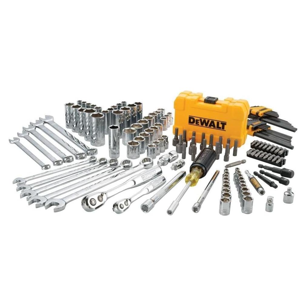 Kit de Herramientas Mecánicas DEWALT 142 Piezas con Estuche