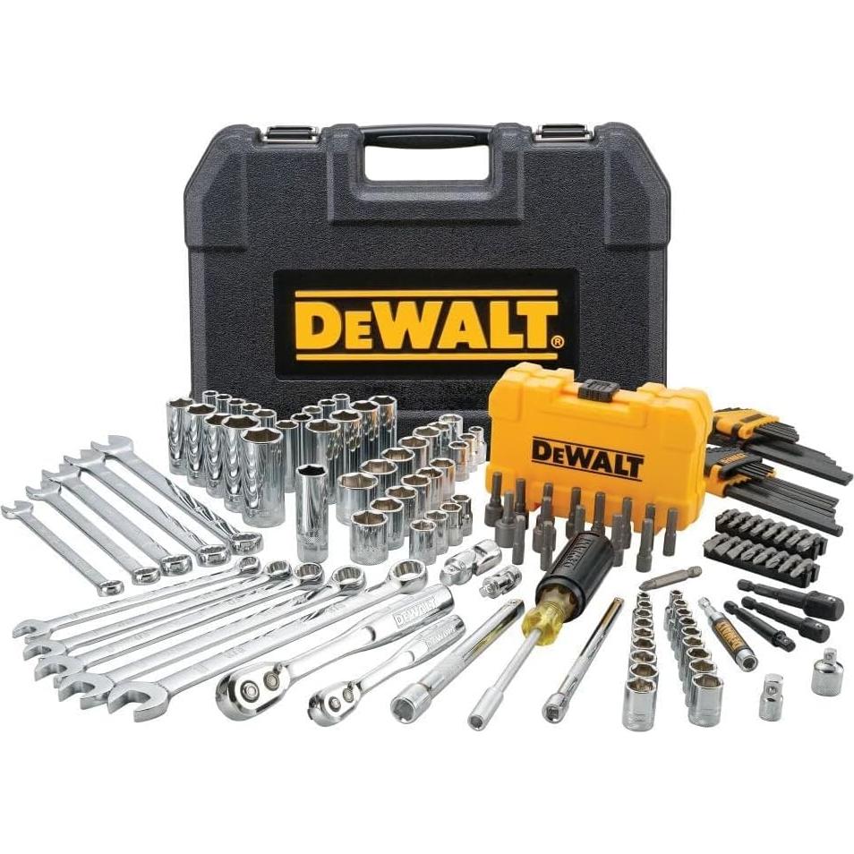 Kit de Herramientas Mecánicas DEWALT 142 Piezas con Estuche