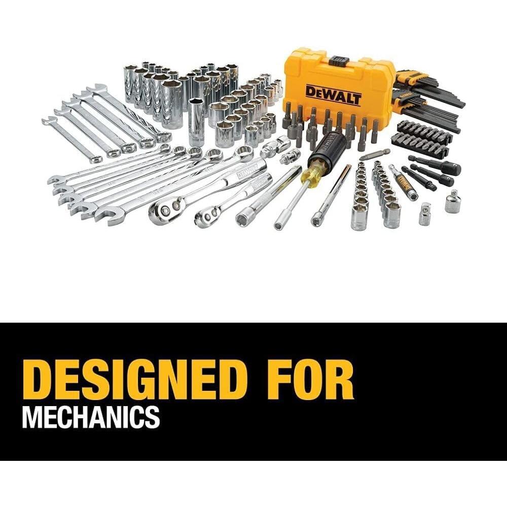 Kit de Herramientas Mecánicas DEWALT 142 Piezas con Estuche