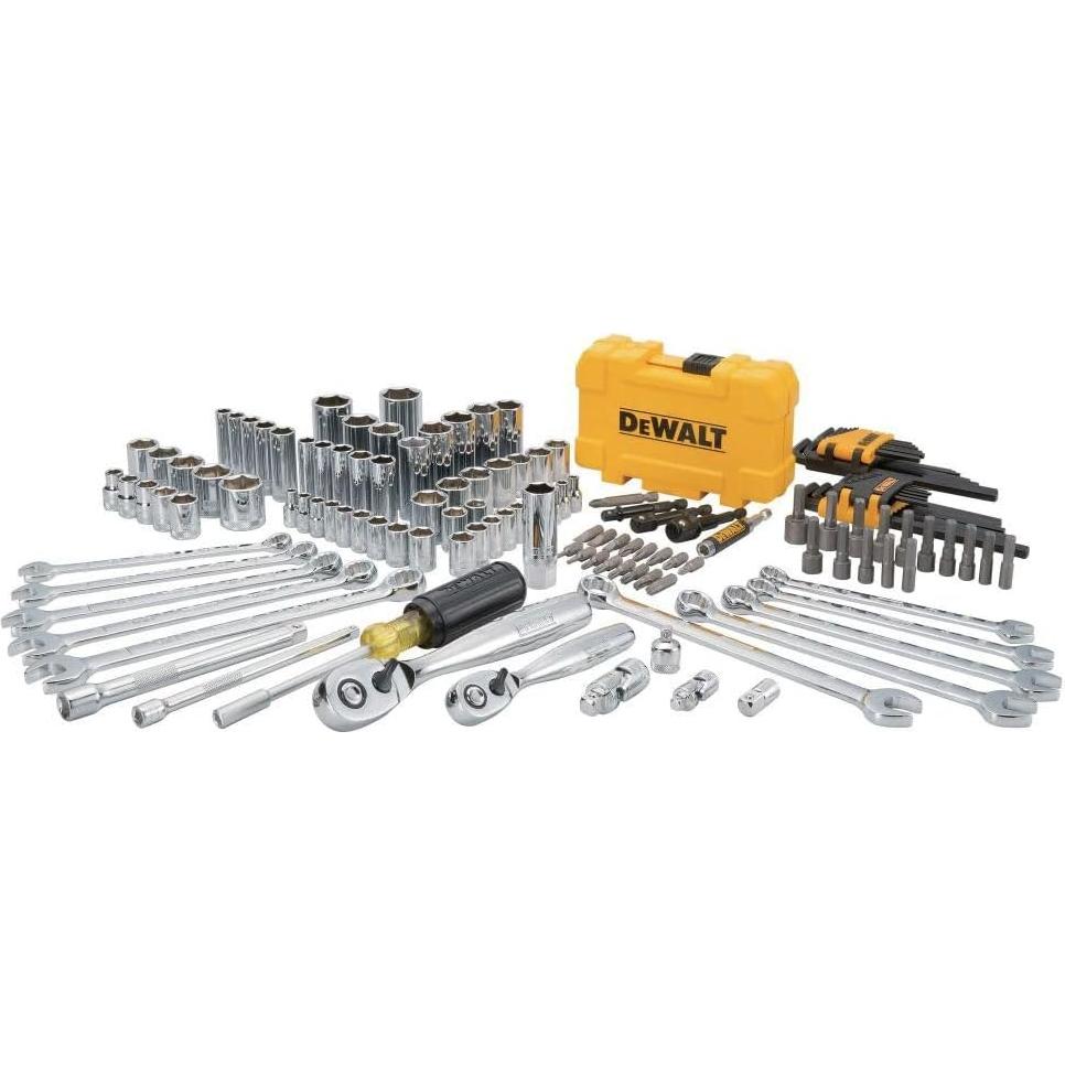 Kit de Herramientas Mecánicas DEWALT 142 Piezas con Estuche