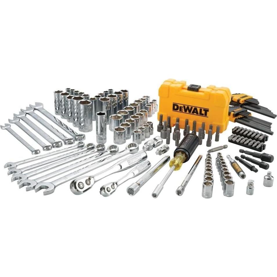 Kit de Herramientas Mecánicas DEWALT 142 Piezas con Estuche